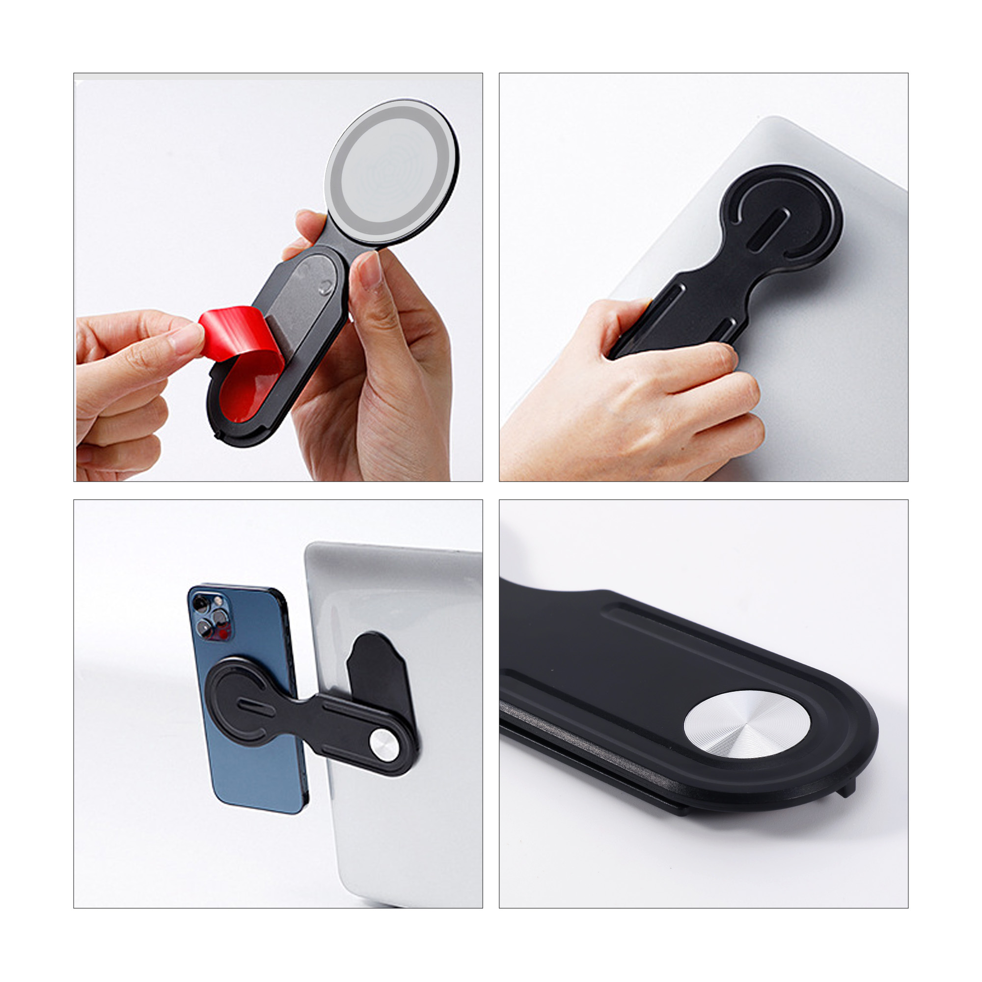 Plastic Magnetic Phone Holder for Laptop - Image 8