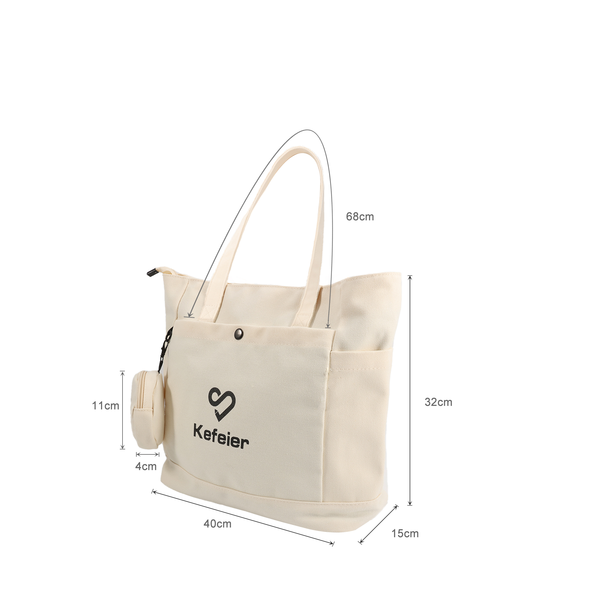Custom Casual Canvas Bag - Image 6