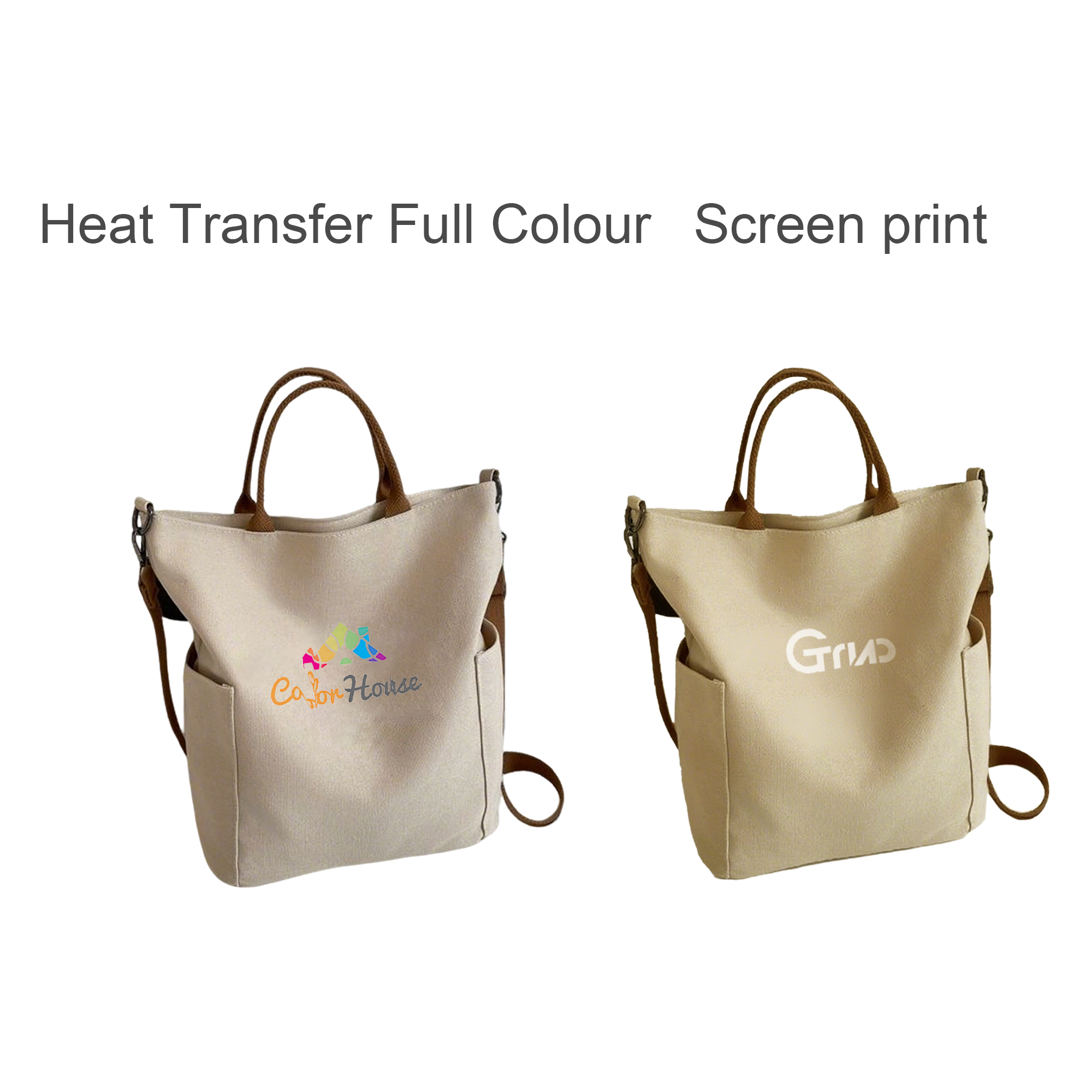 Vintage Style Canvas Bag - Image 7