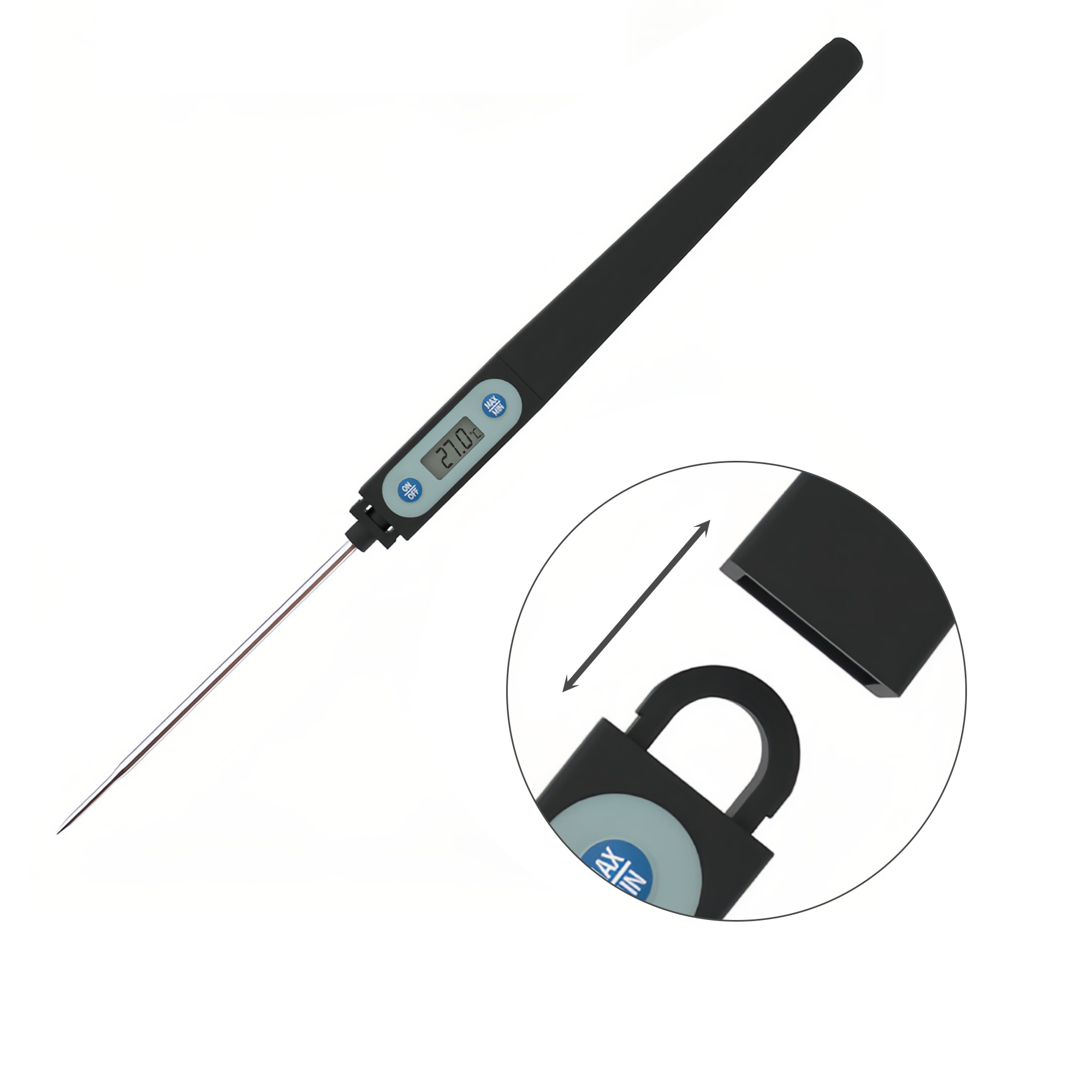 Instant Read Thermometer with Long Probe - Image 6