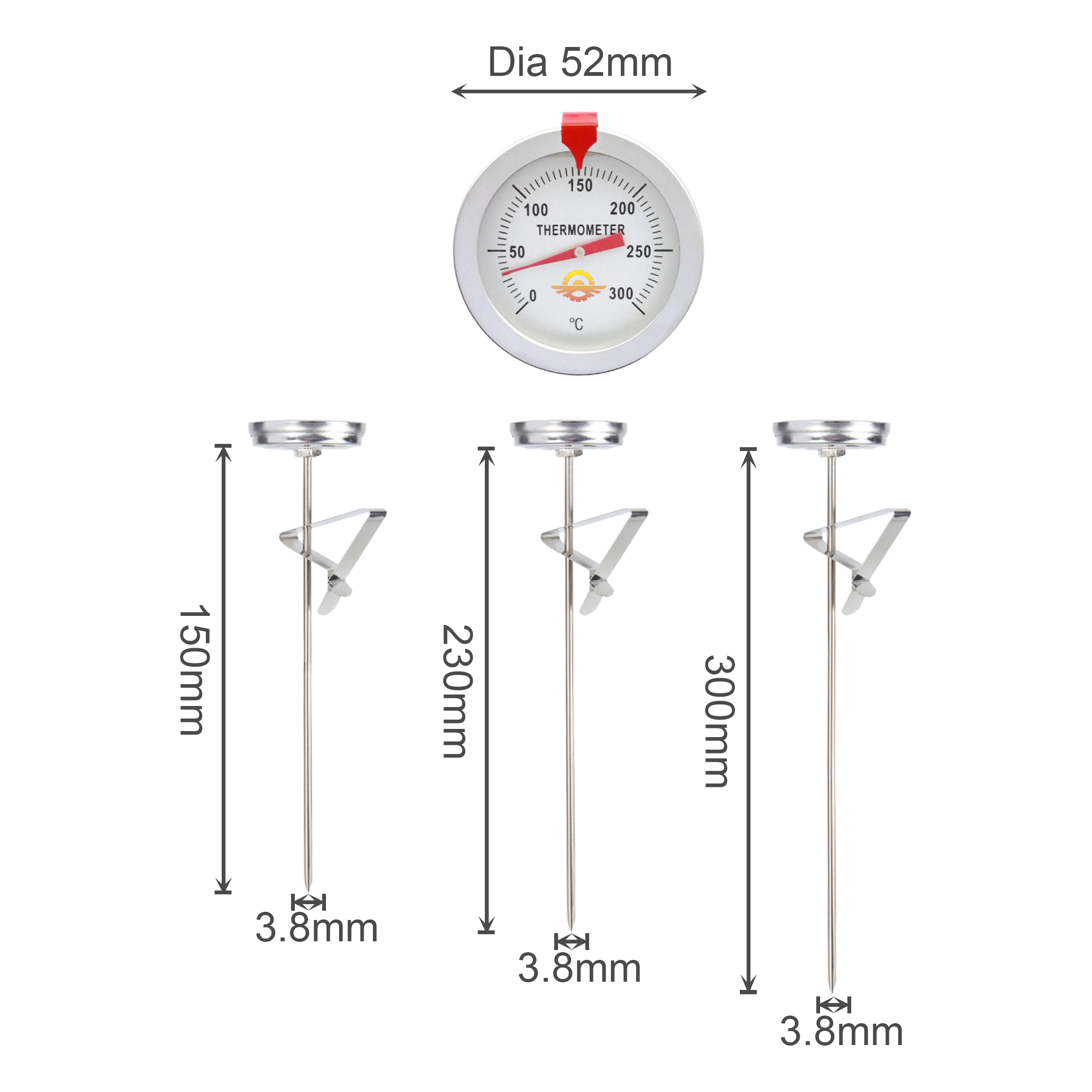 Deep Fry Thermometer With Instant Read - Image 2
