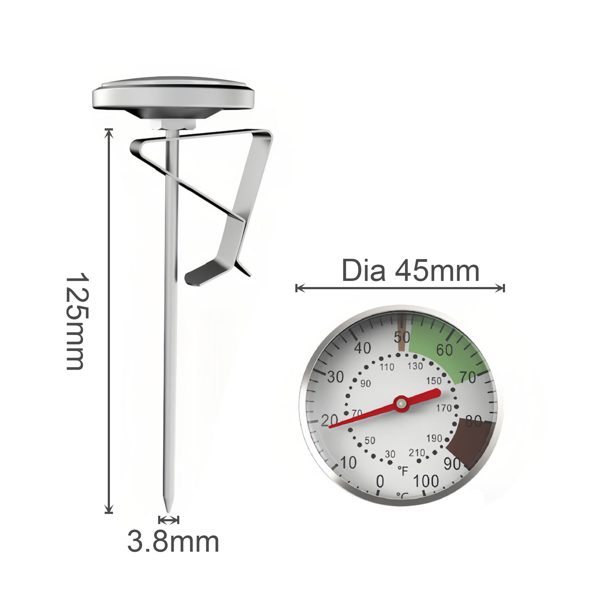 Instant Read Dial Thermometer - Image 2