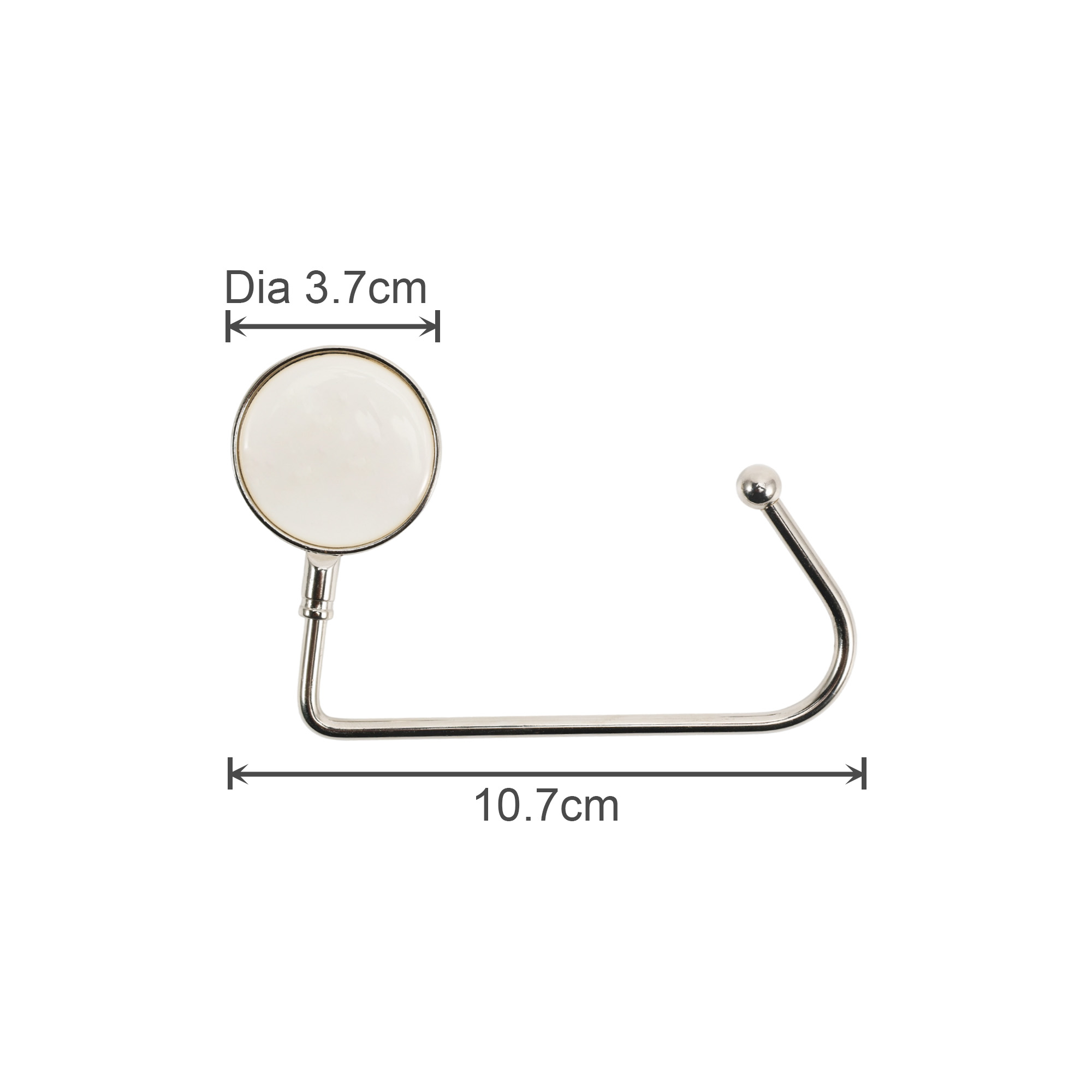 Round Straight Desk Hook - Image 3