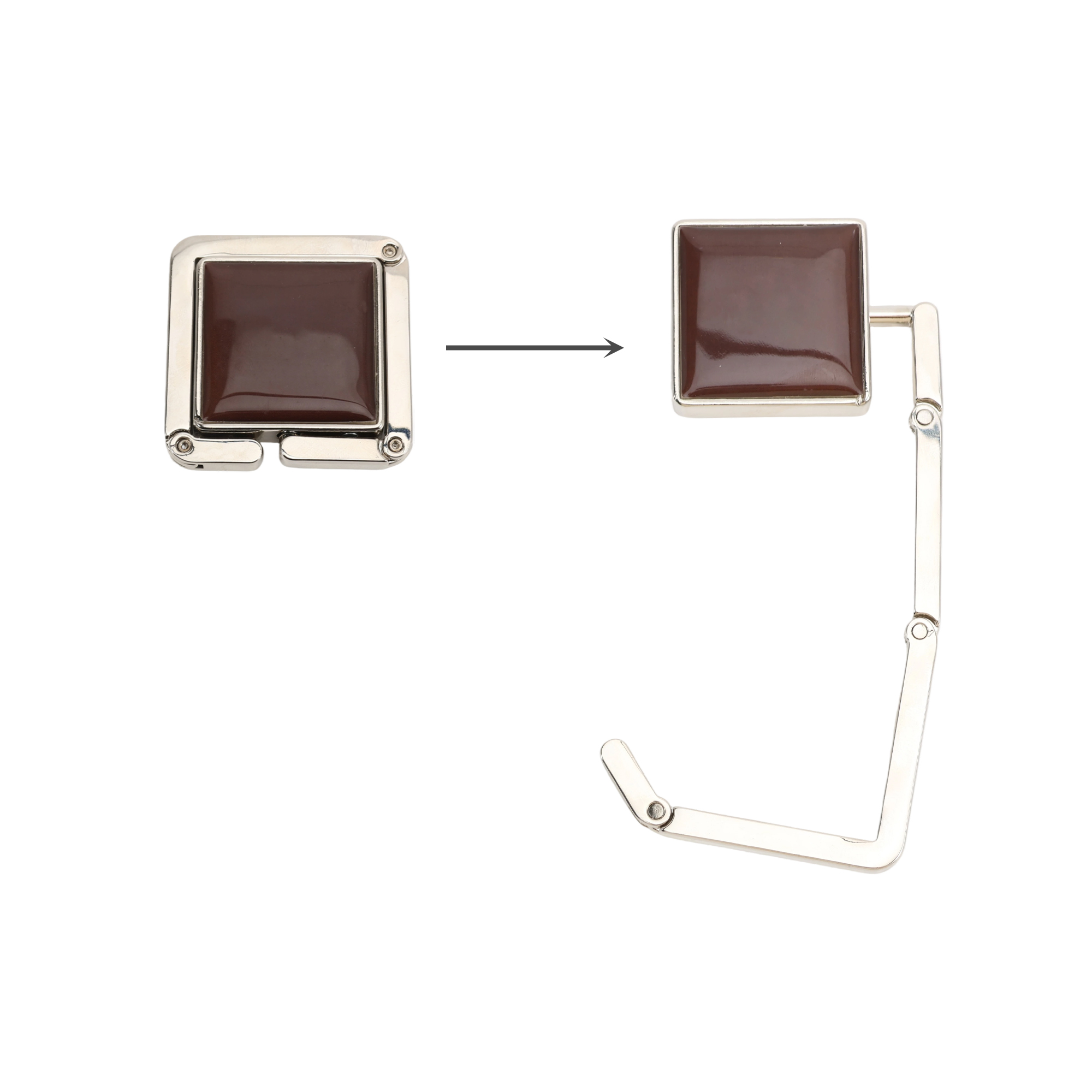 Square Foldable Desk Hook - Image 5