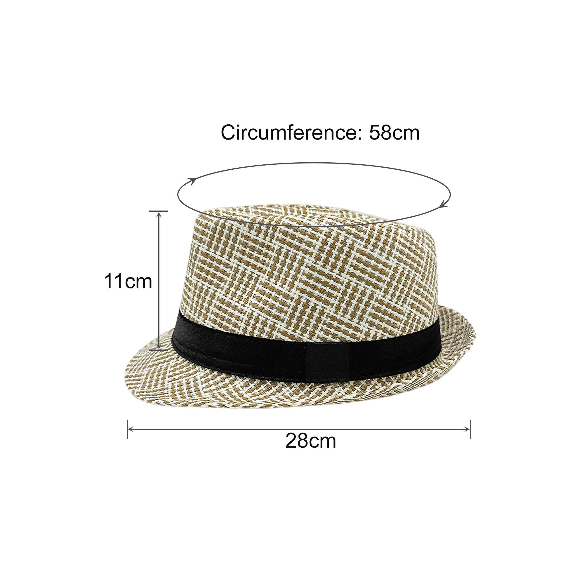 Breathable Woven Straw Hat - Image 5