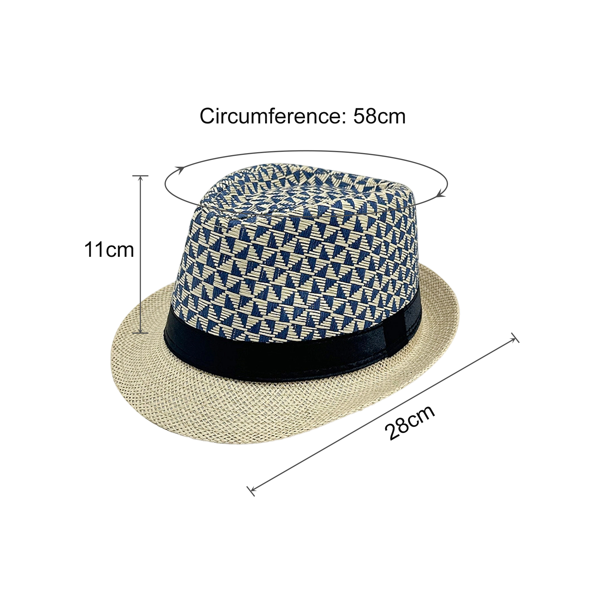 Straw Woven Top Hat - Image 6