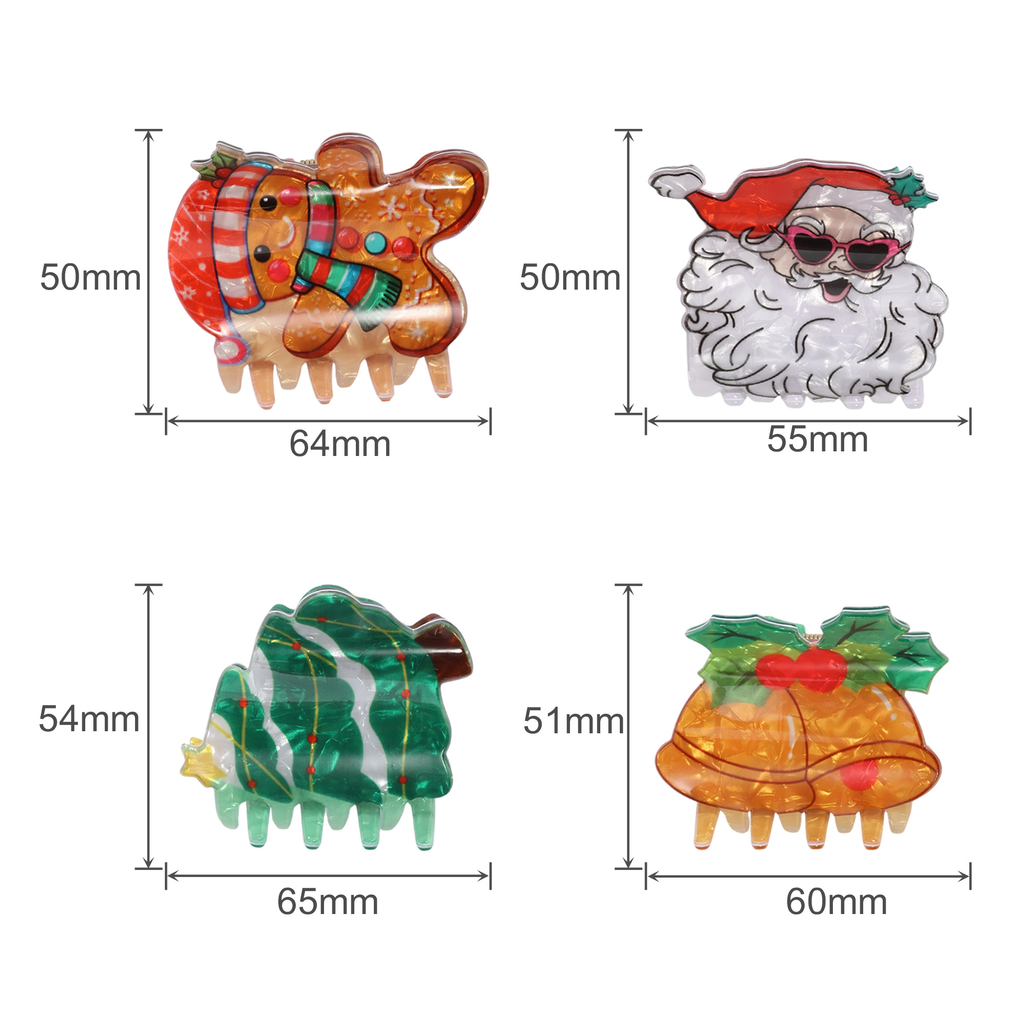 Christmas Hair Claws A - Image 6