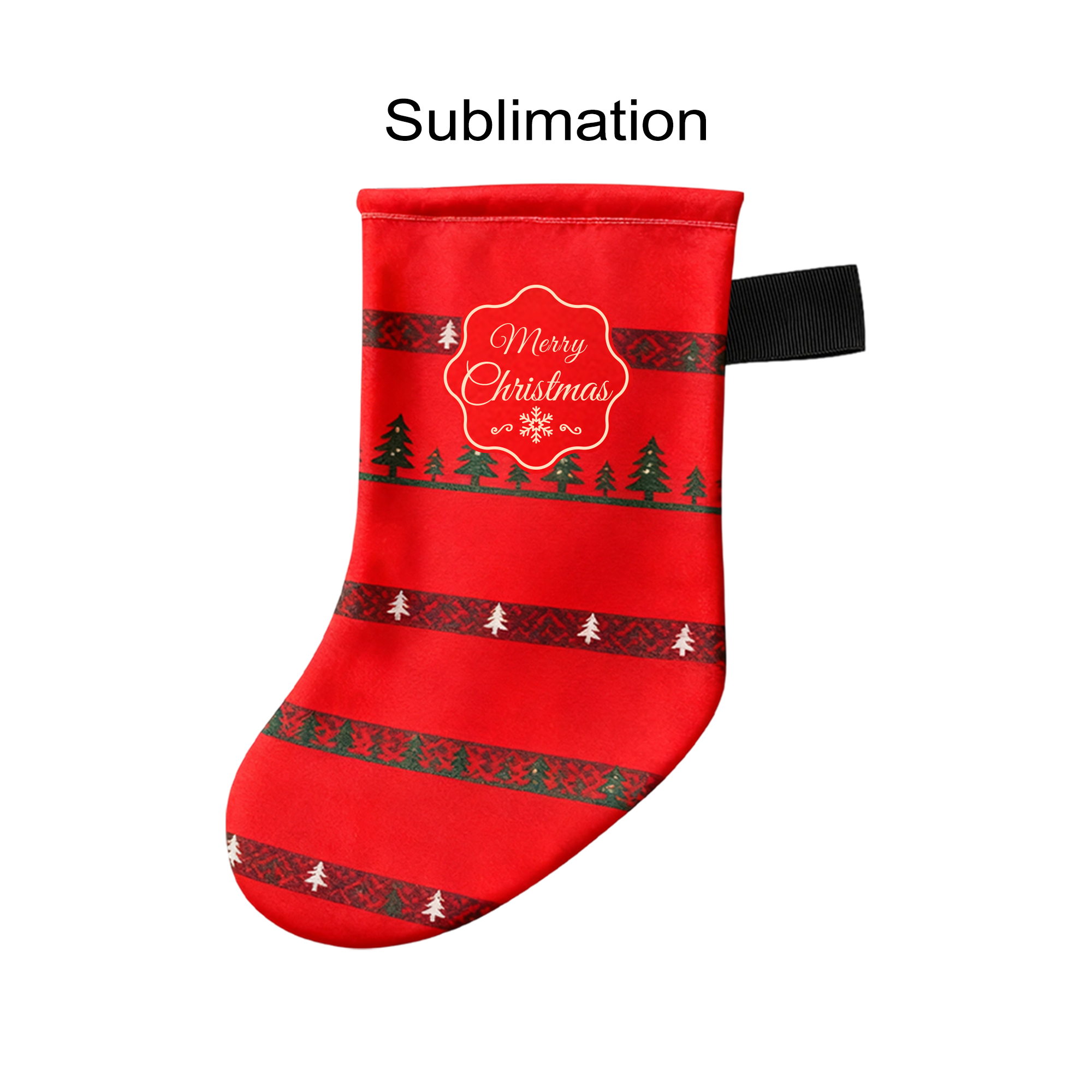 Full Colour Print Christmas Stocking - Image 3