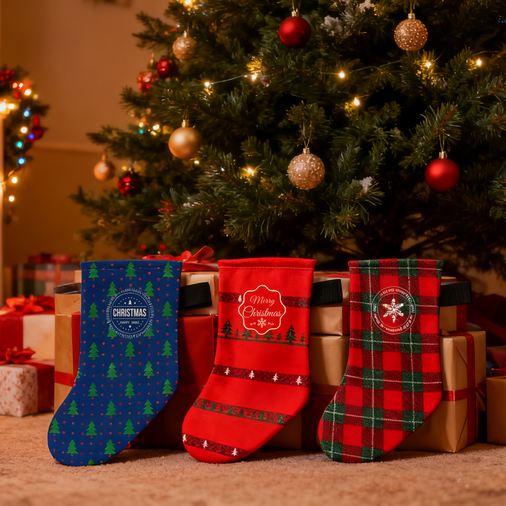 Full Colour Print Christmas Stocking - Image 5