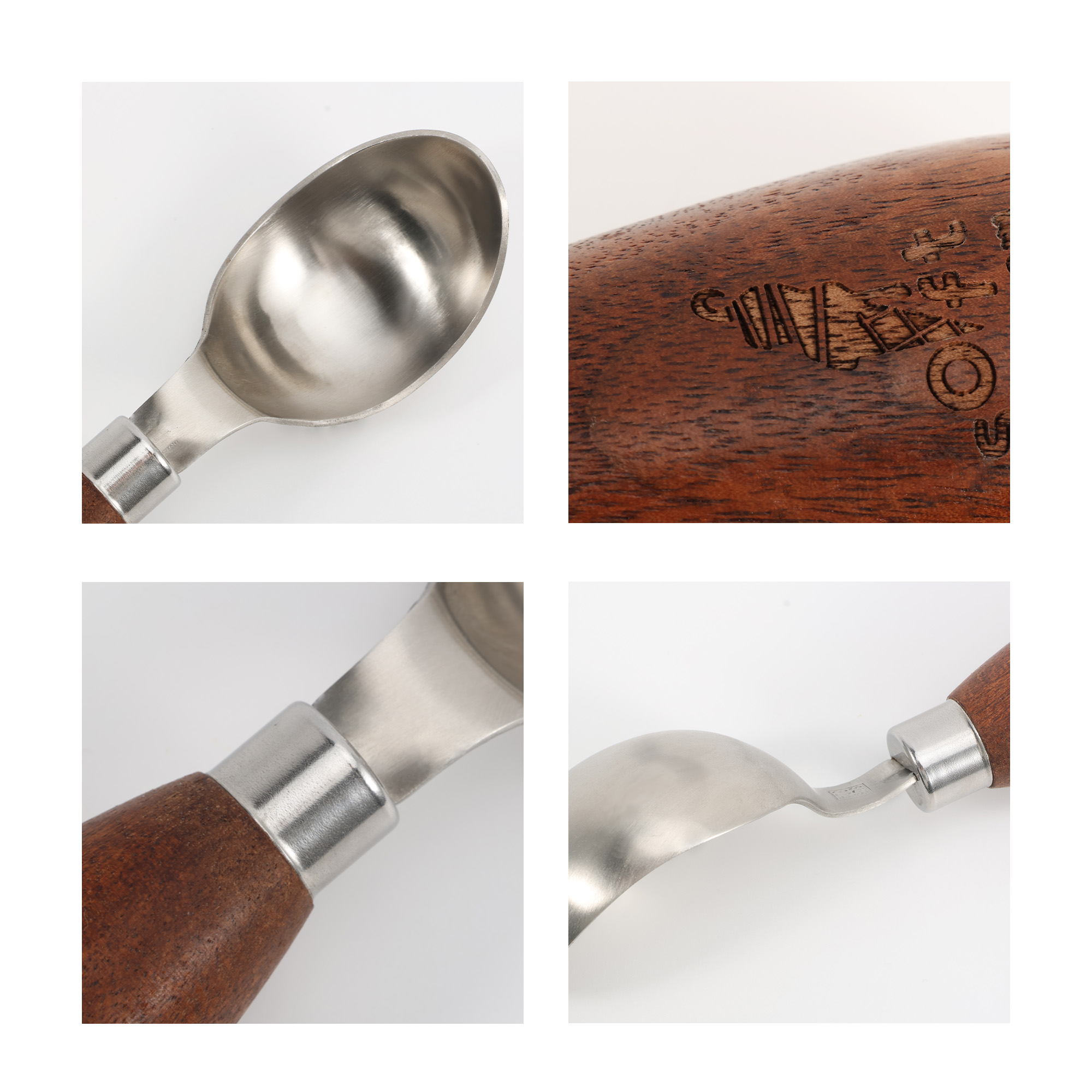 Wood Handle Ice Cream Scoop - Image 4
