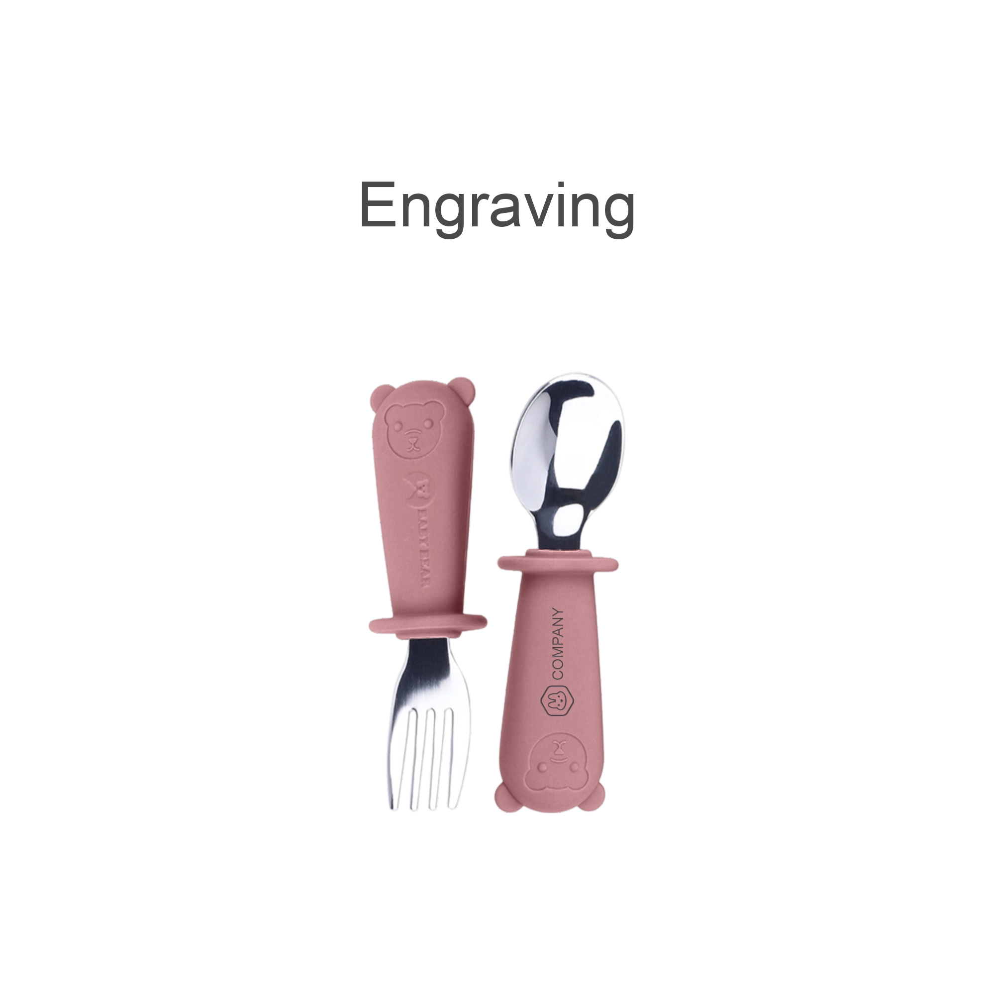 Silicone Stainless Steel Kids Cutlery - Image 8