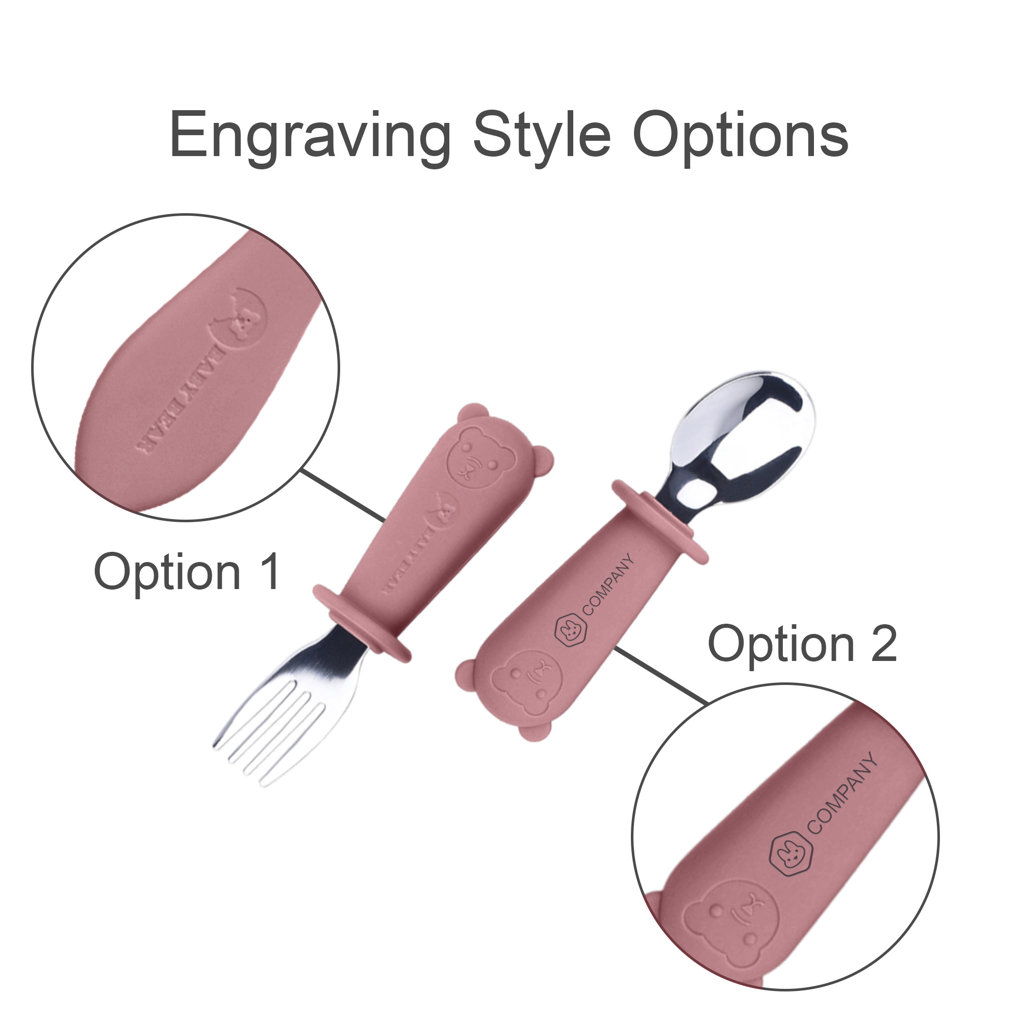 Silicone Stainless Steel Kids Cutlery - Image 9