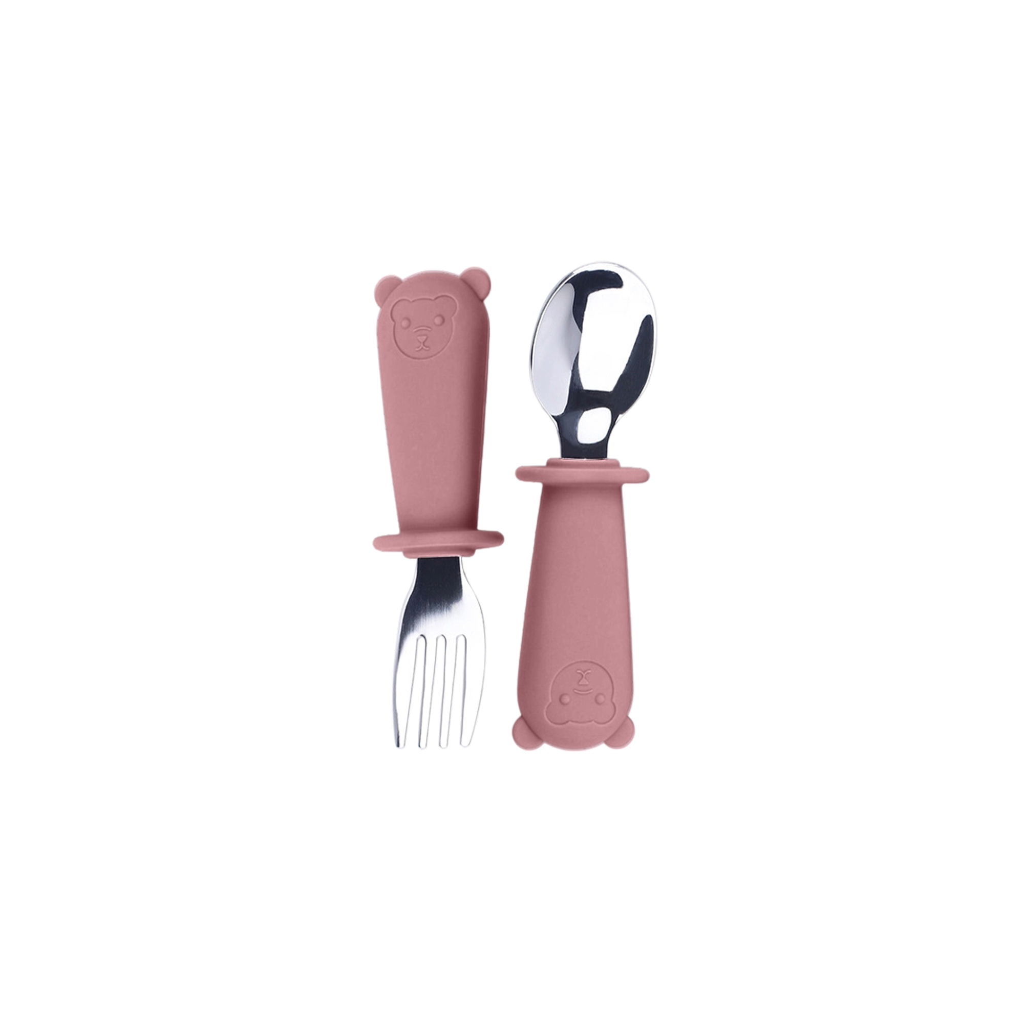 Silicone Stainless Steel Kids Cutlery - Image 6