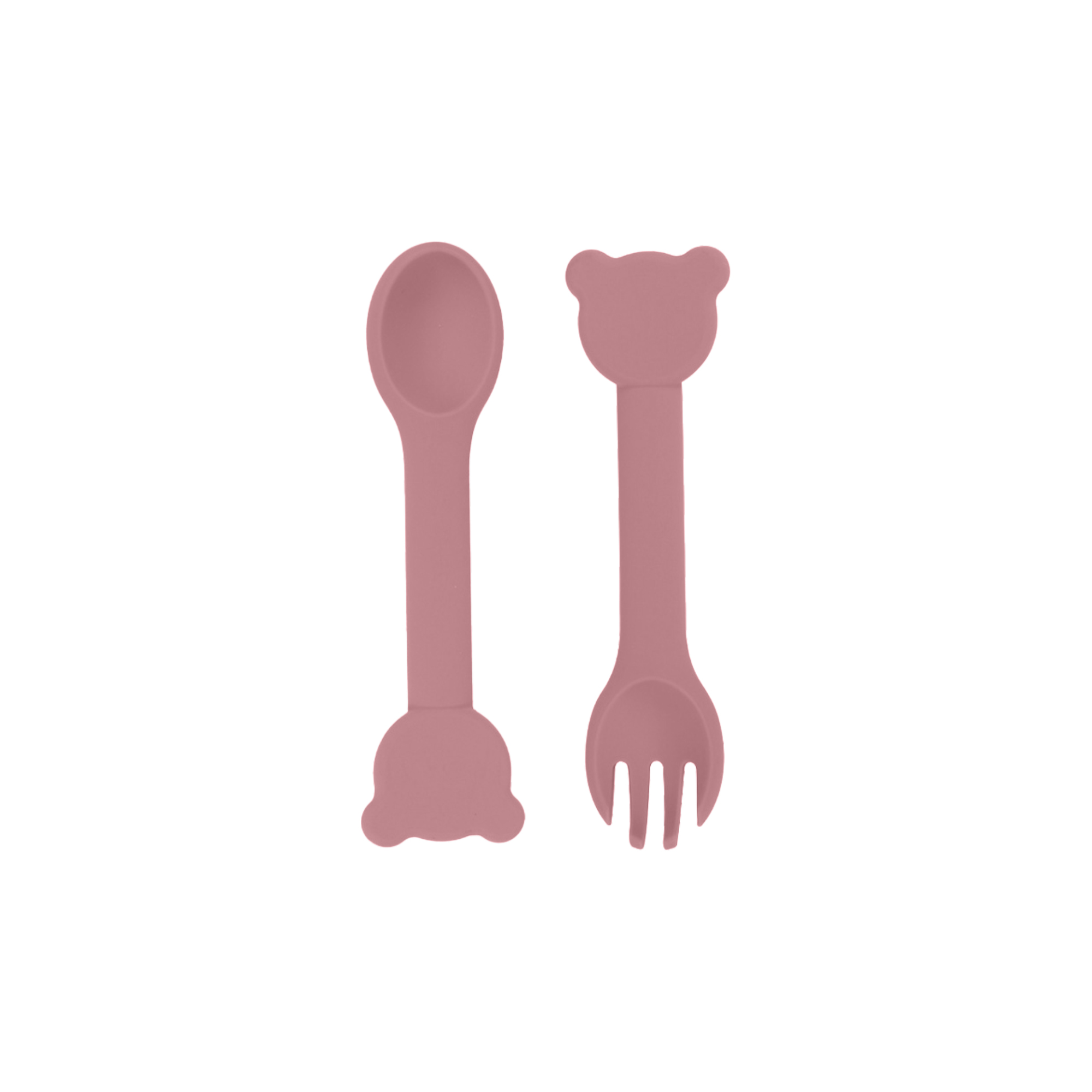 Bear Shape Silicone Kids Cutlery - Image 4