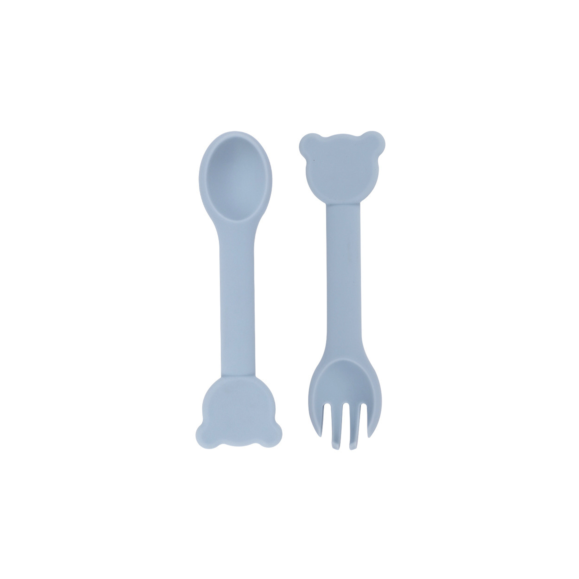 Bear Shape Silicone Kids Cutlery - Image 2