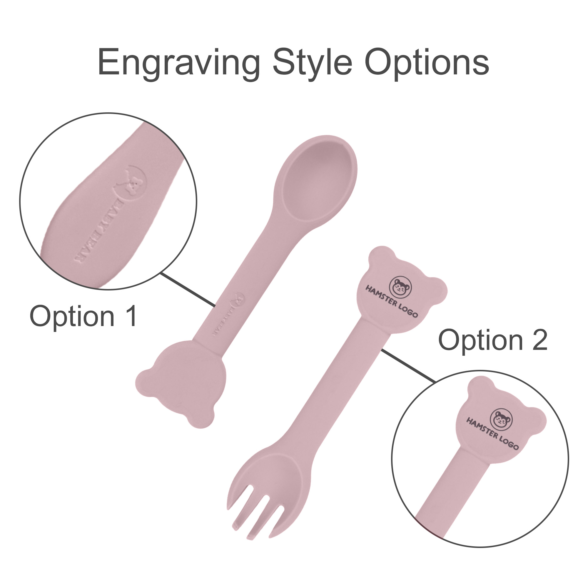 Bear Shape Silicone Kids Cutlery - Image 9