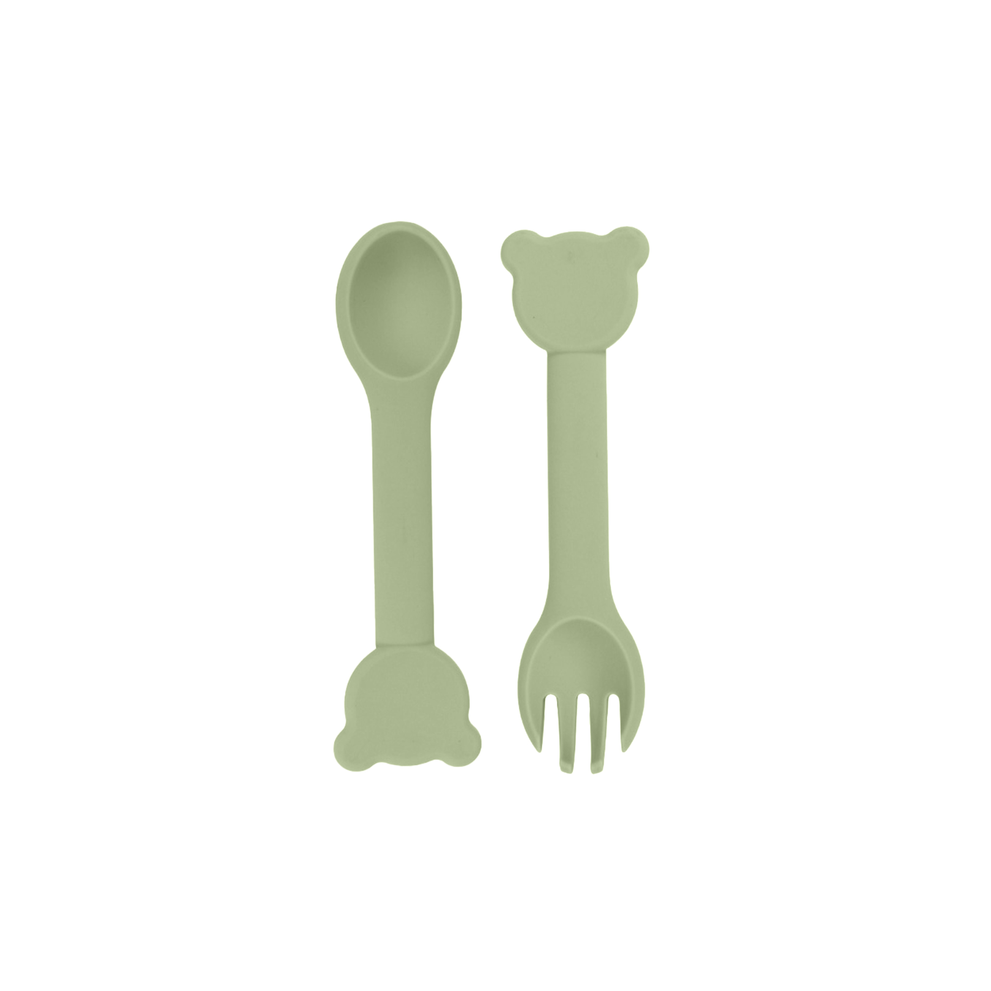 Bear Shape Silicone Kids Cutlery - Image 3