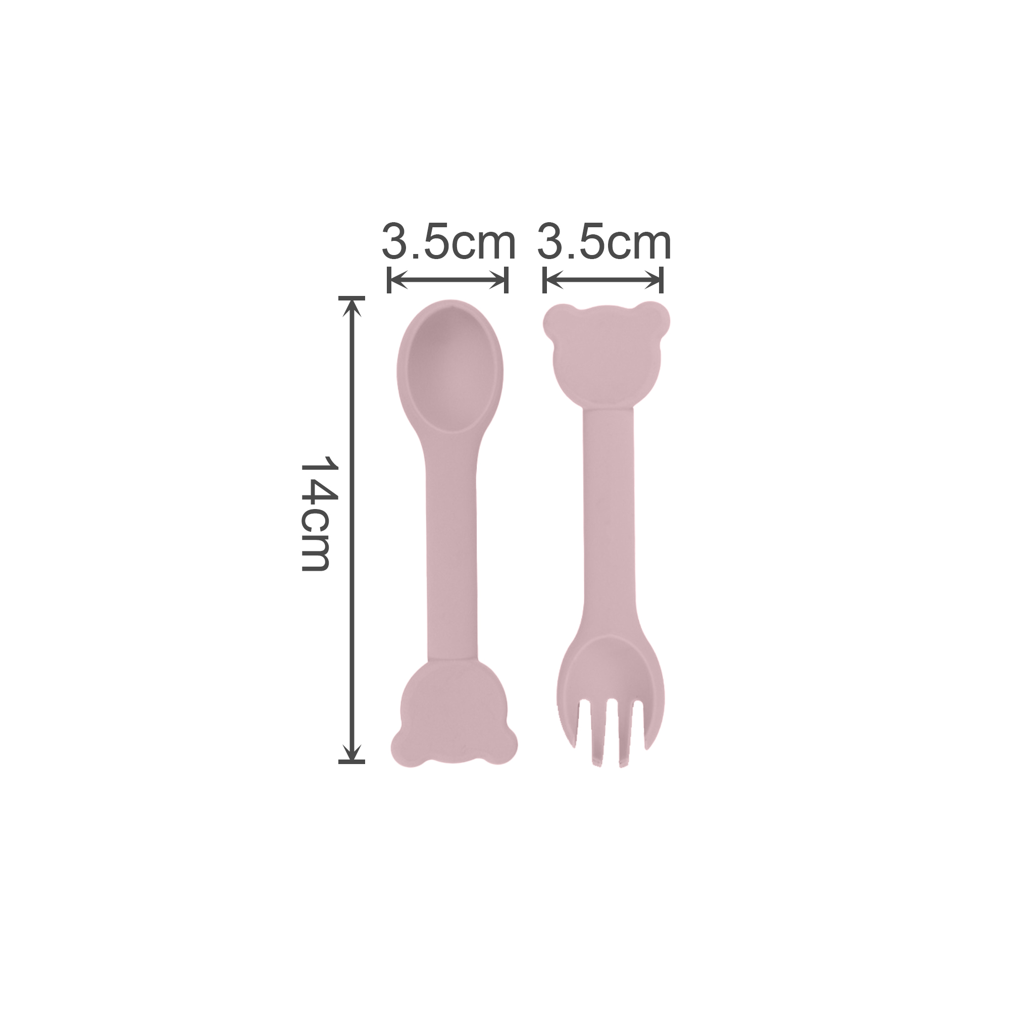 Bear Shape Silicone Kids Cutlery - Image 7