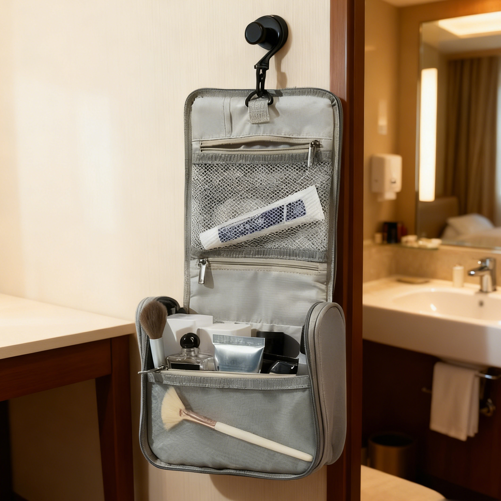Hanging Travel Toiletry Bag - Image 10