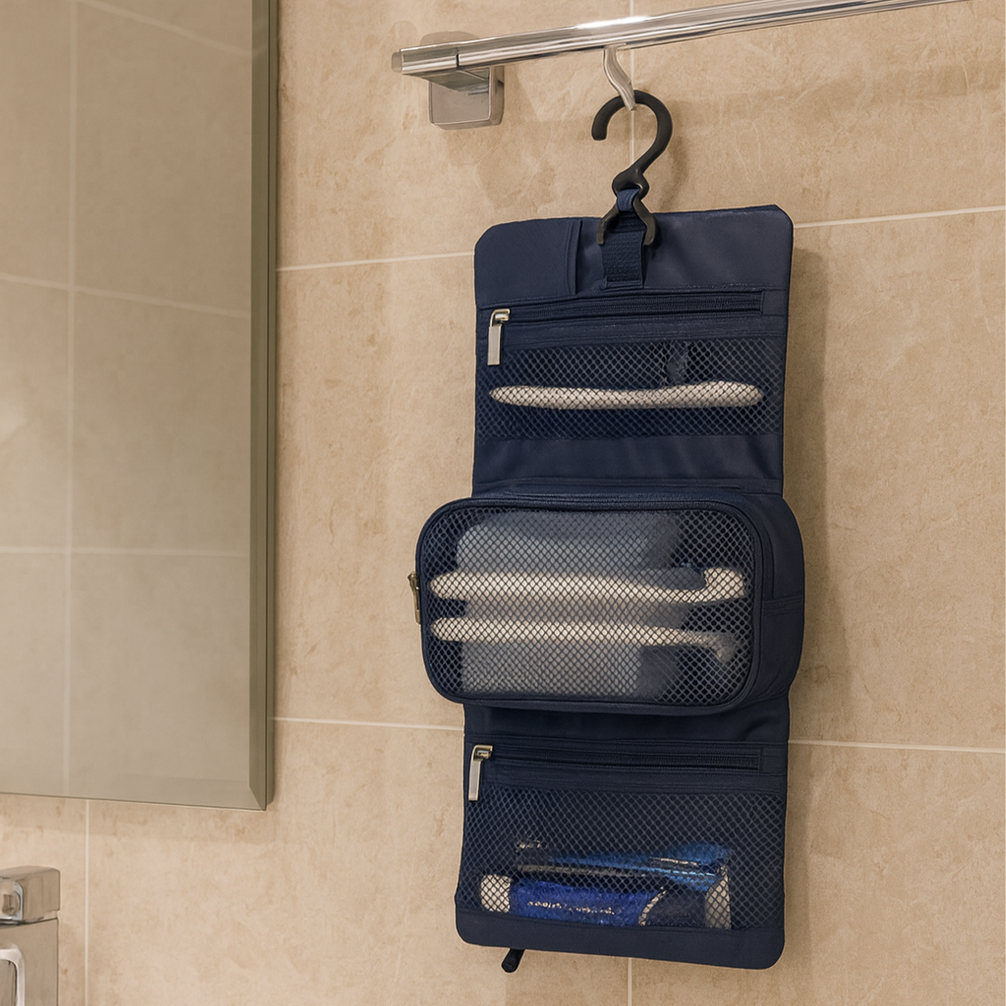 Folding Travel Toiletry Bag - Image 9