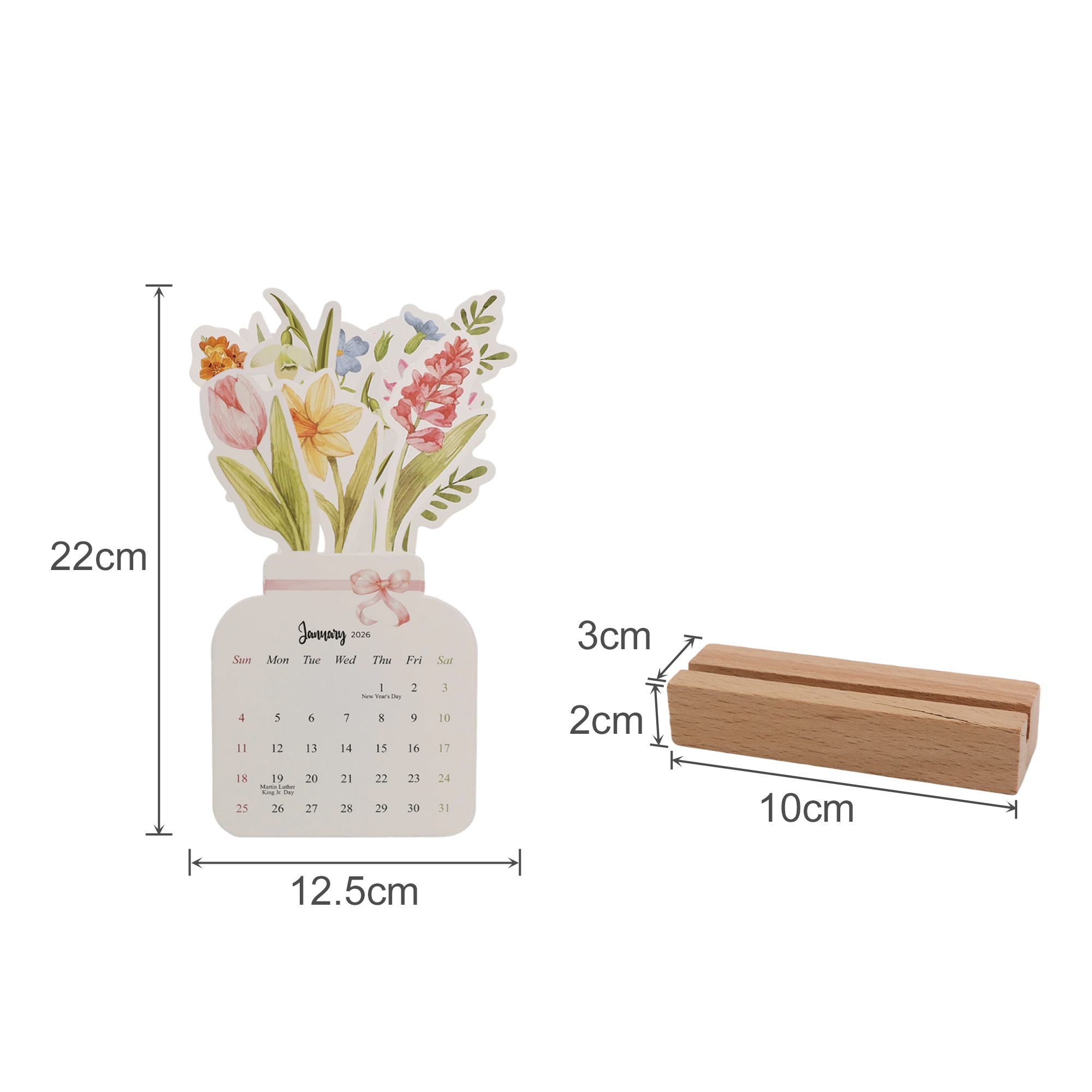 Flowers Desk Calendar - Image 3