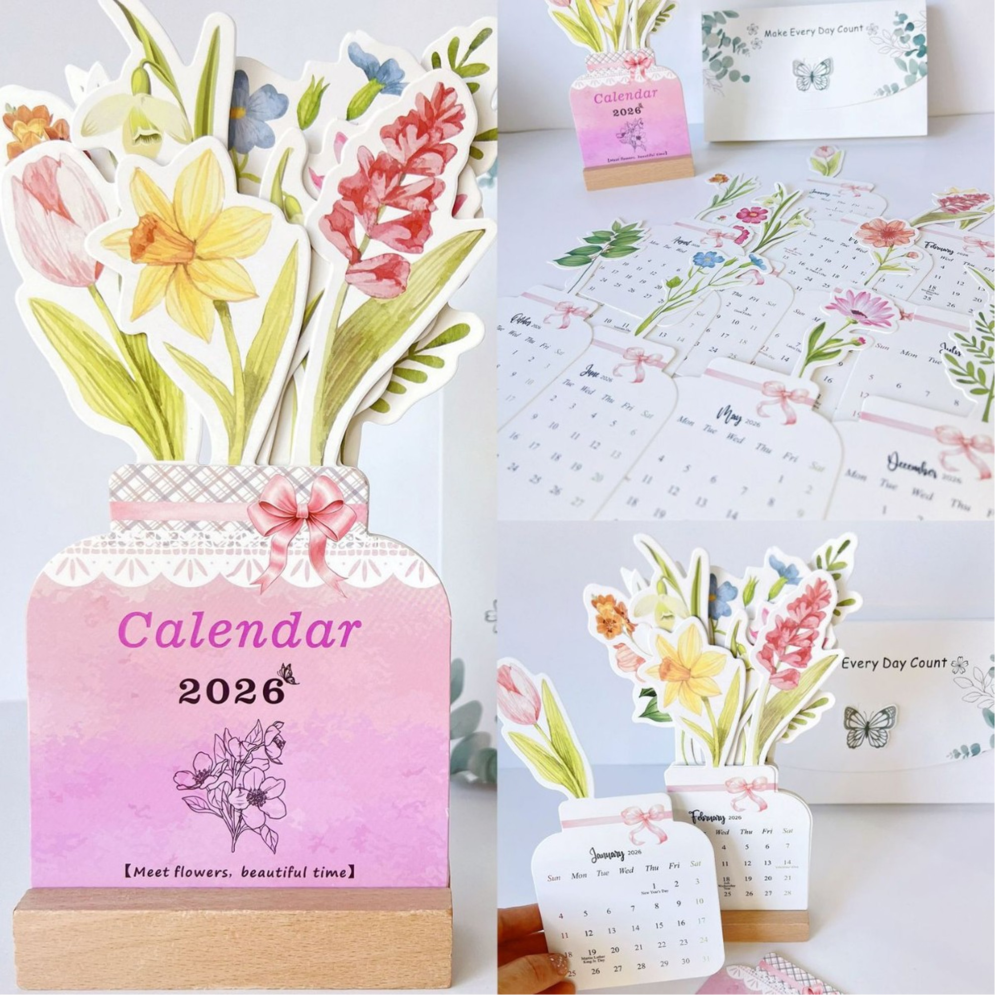 Flowers Desk Calendar - Image 5