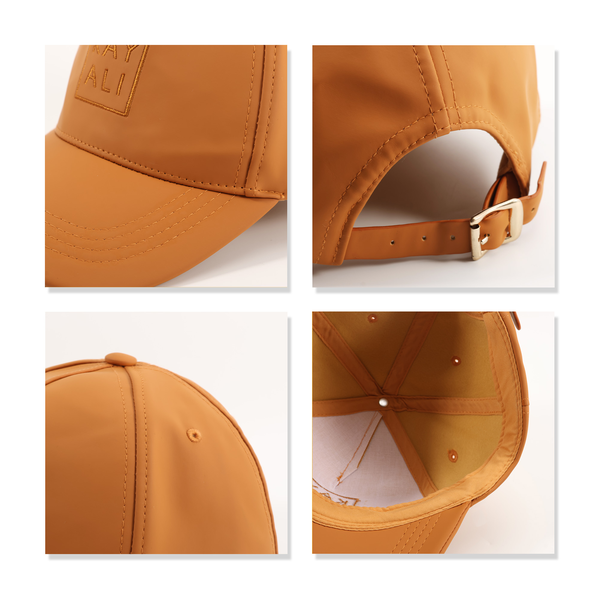 PU Leather Baseball Cap - Image 14