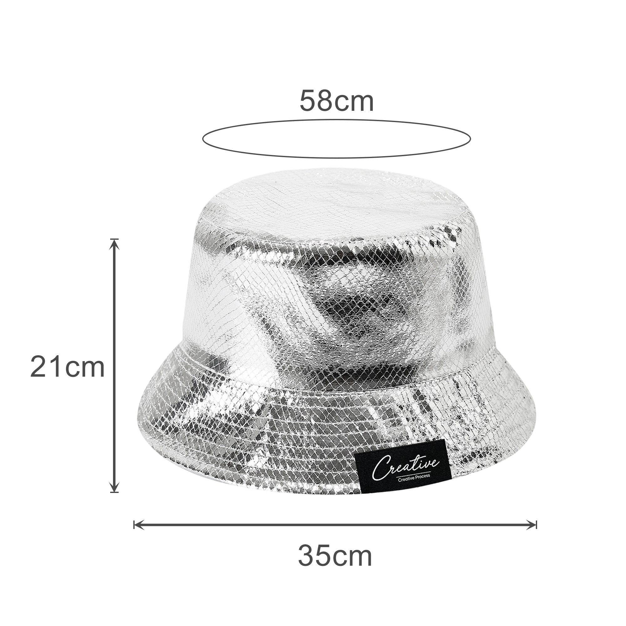 Laser Glitter Bucket Hat - Image 6