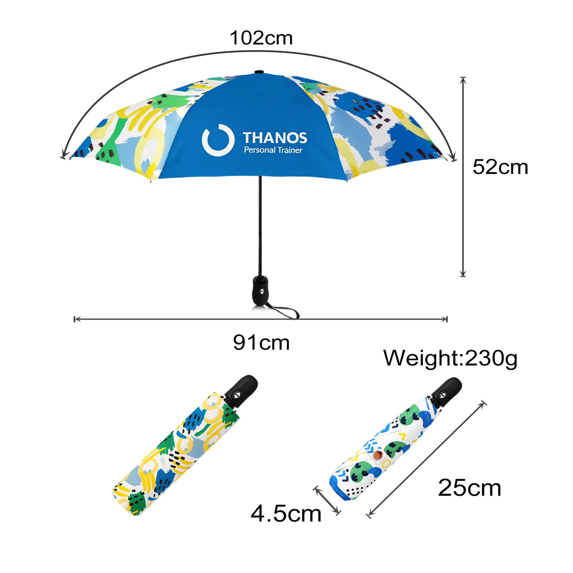 Light Mini Auto Umbrella - Image 2