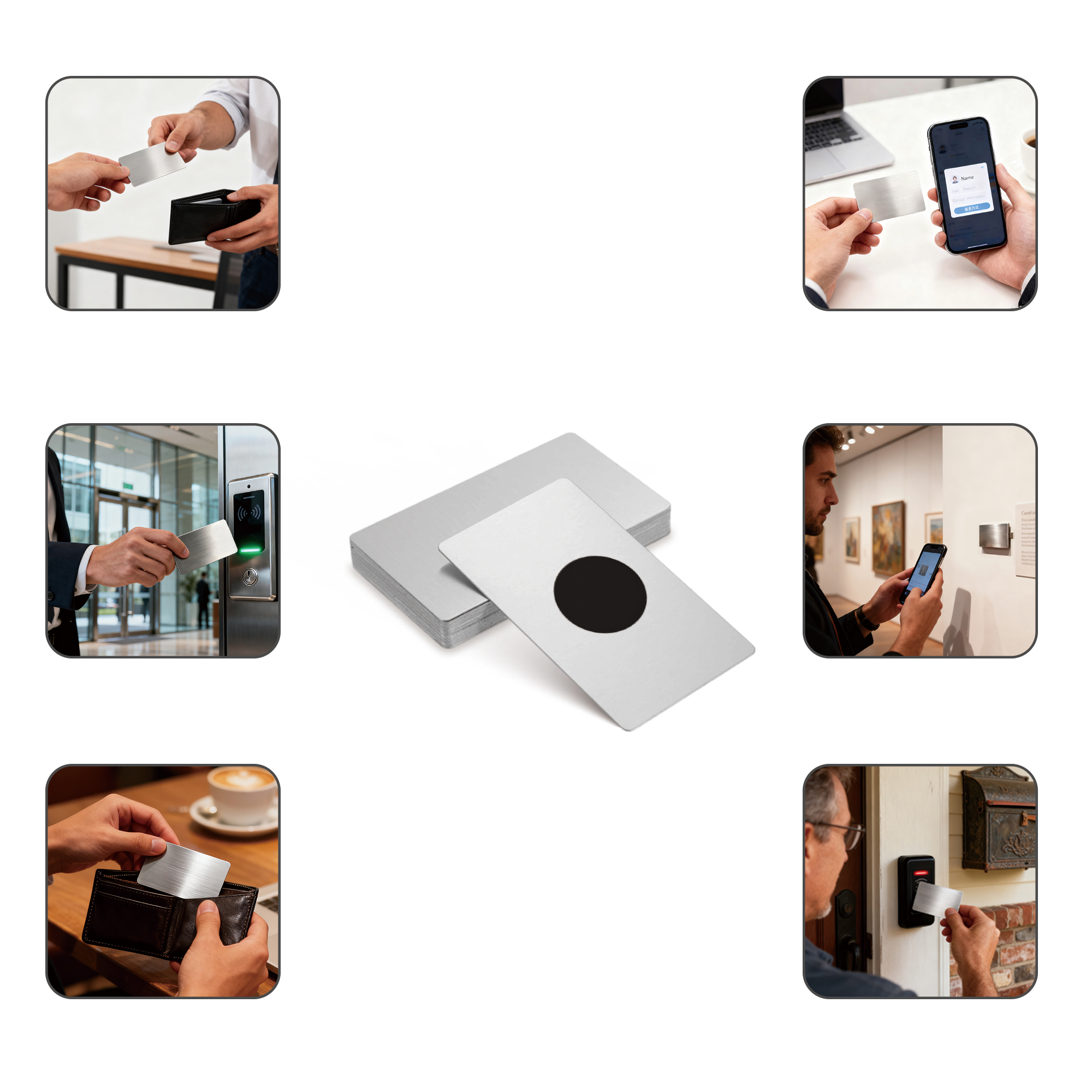 NFC Stainless steel Business Card - Image 5