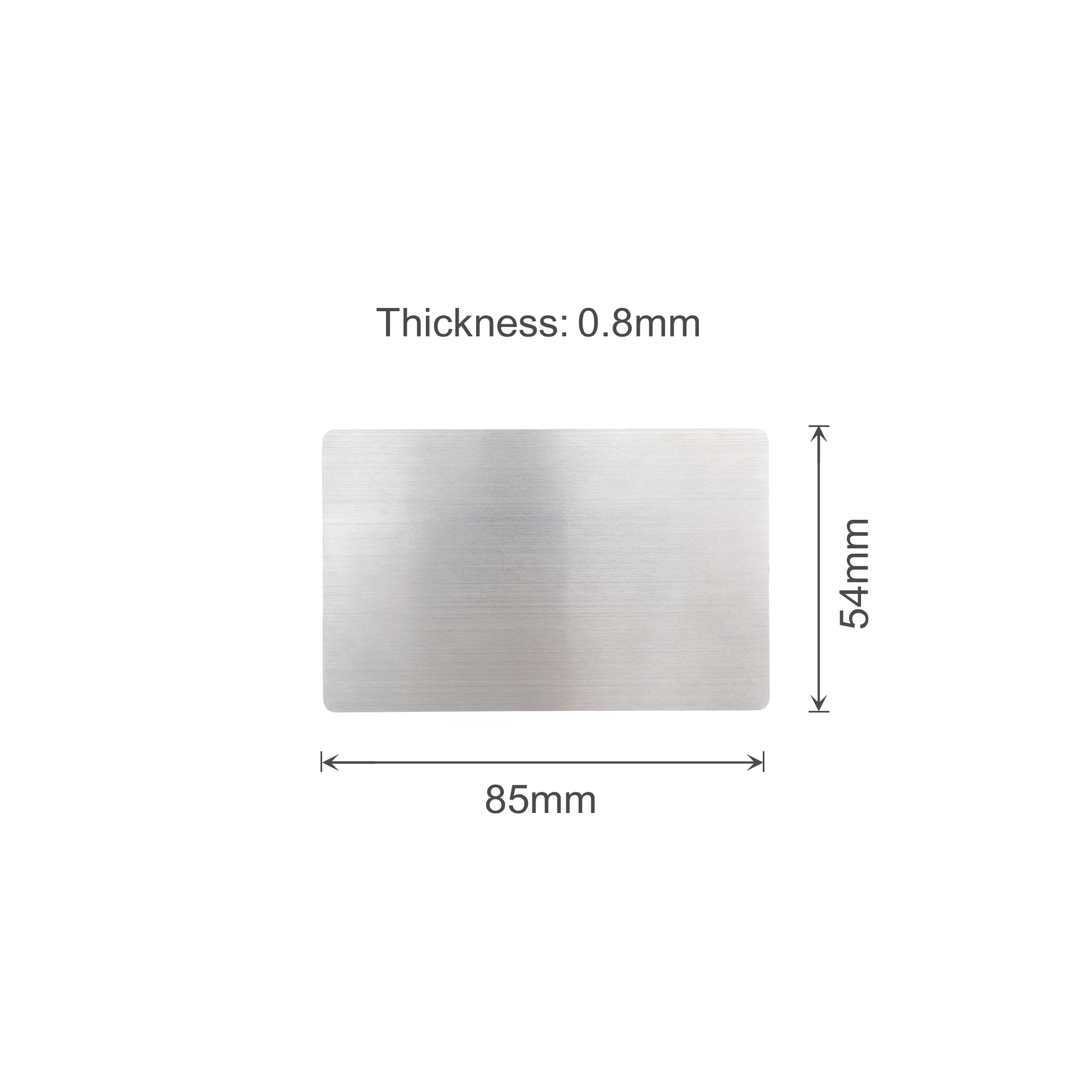 NFC Stainless steel Business Card - Image 3