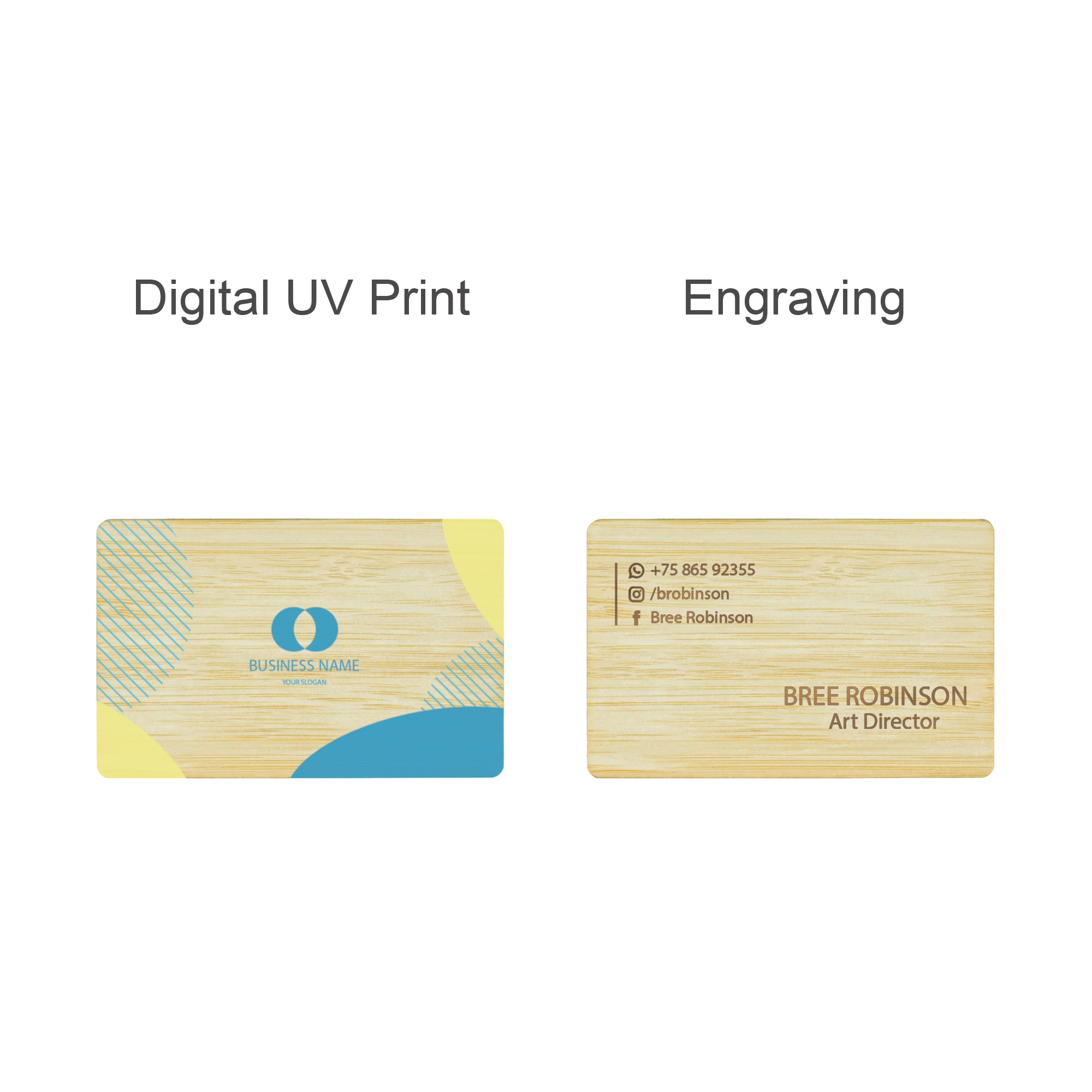 NFC Bamboo Business Card - Image 7