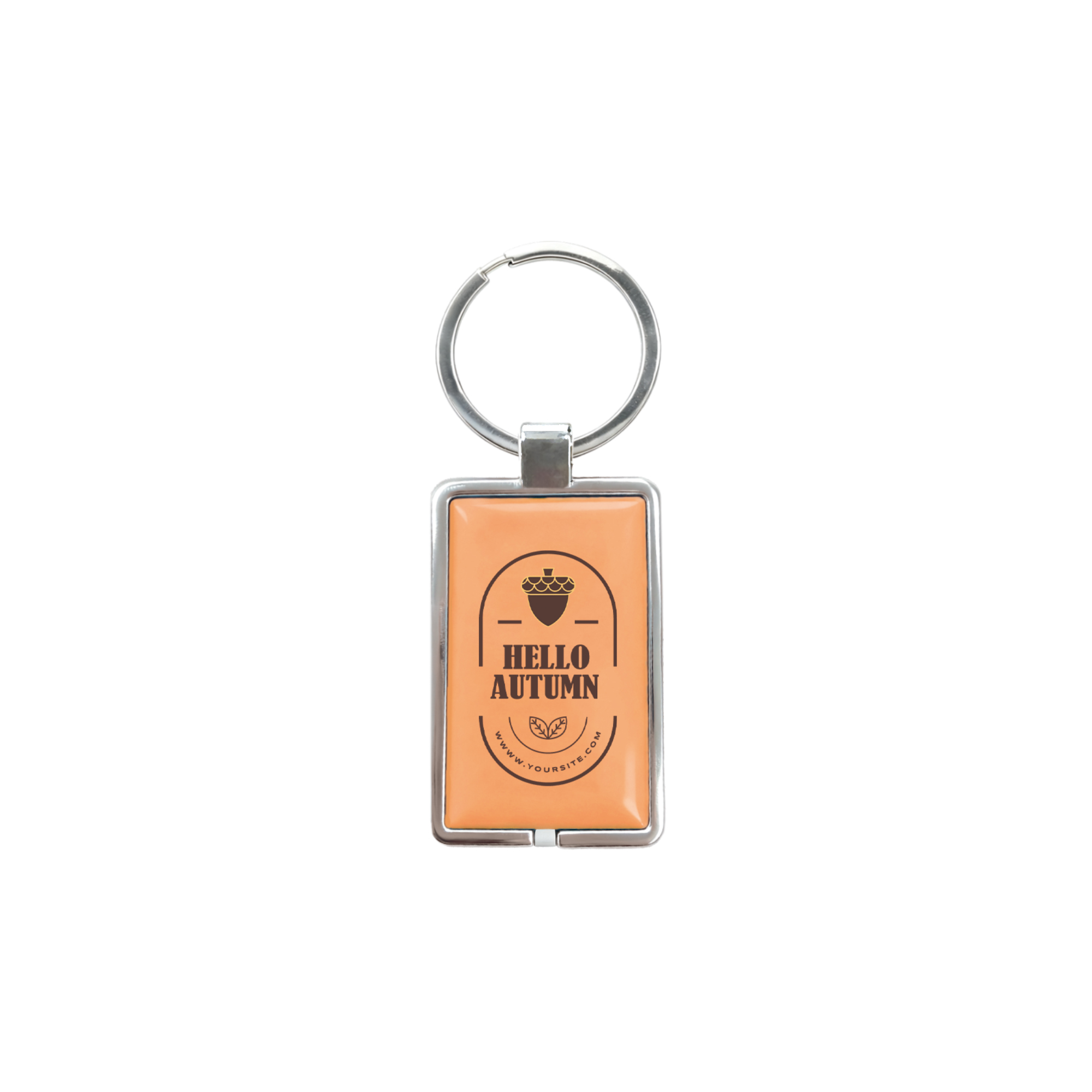 NFC Epoxy Square Tag with Metal Keyring - Image 4