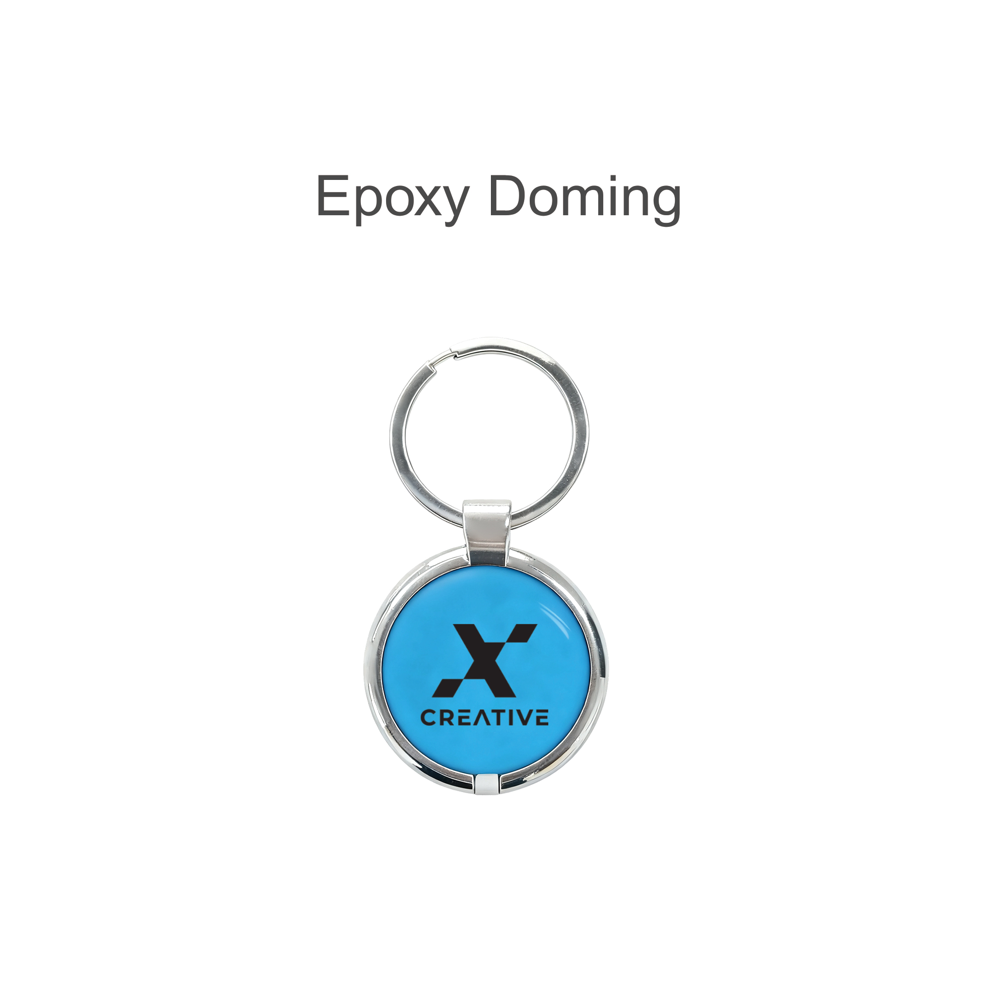 NFC Epoxy Round Tag with Metal Keyring - Image 6