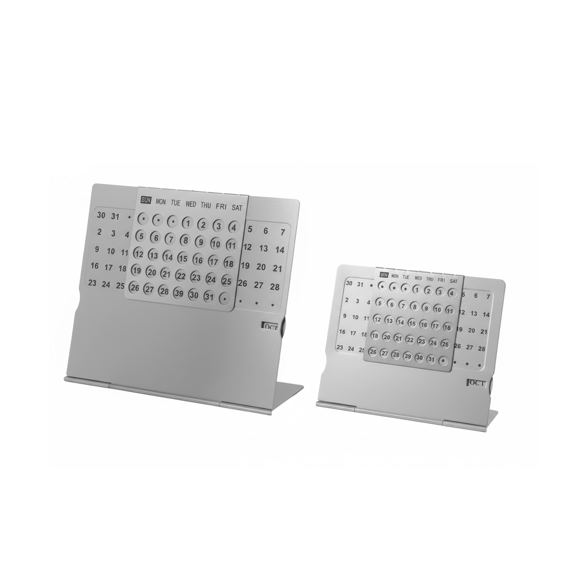 Aluminium Desk Calendar - Image 2