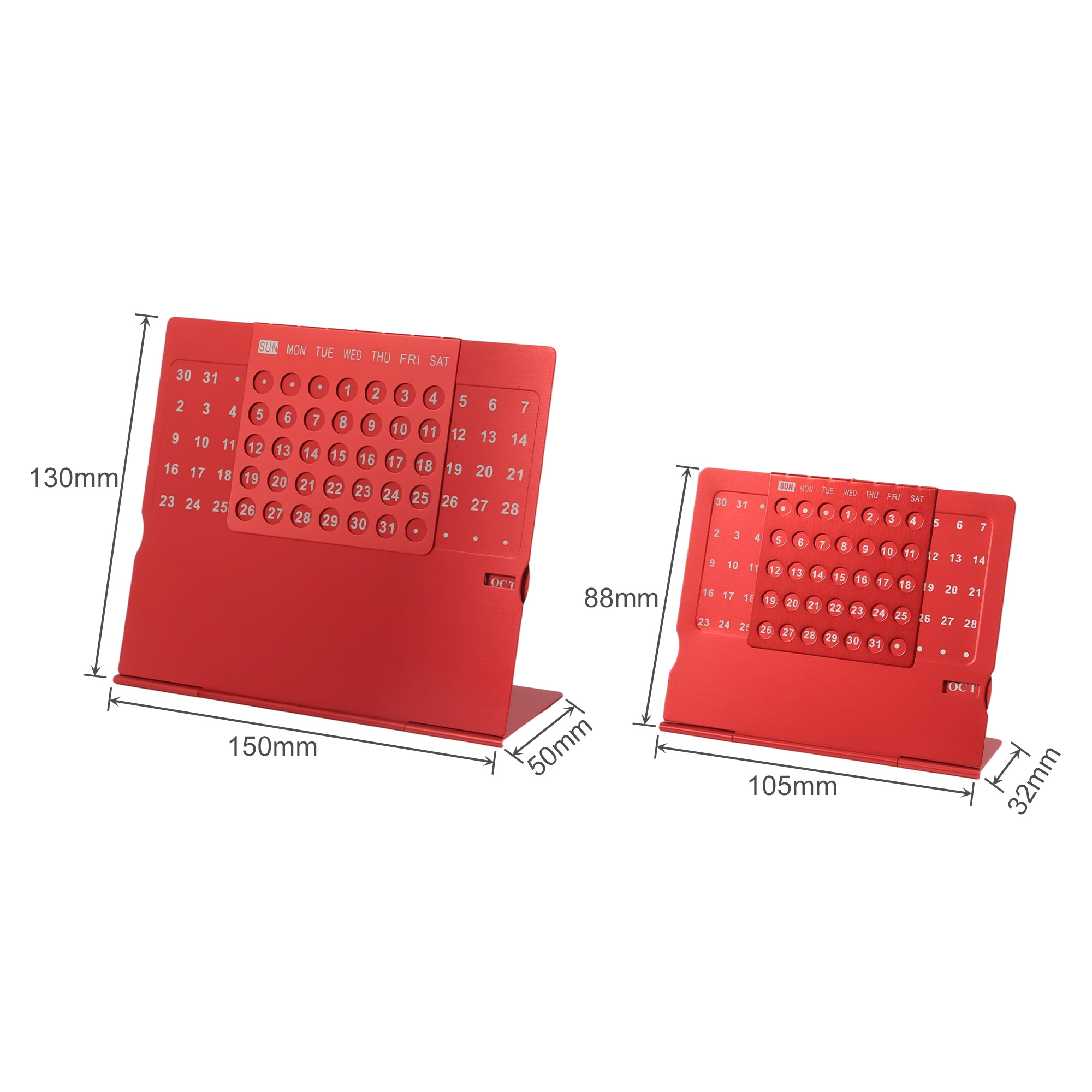 Aluminium Desk Calendar - Image 6