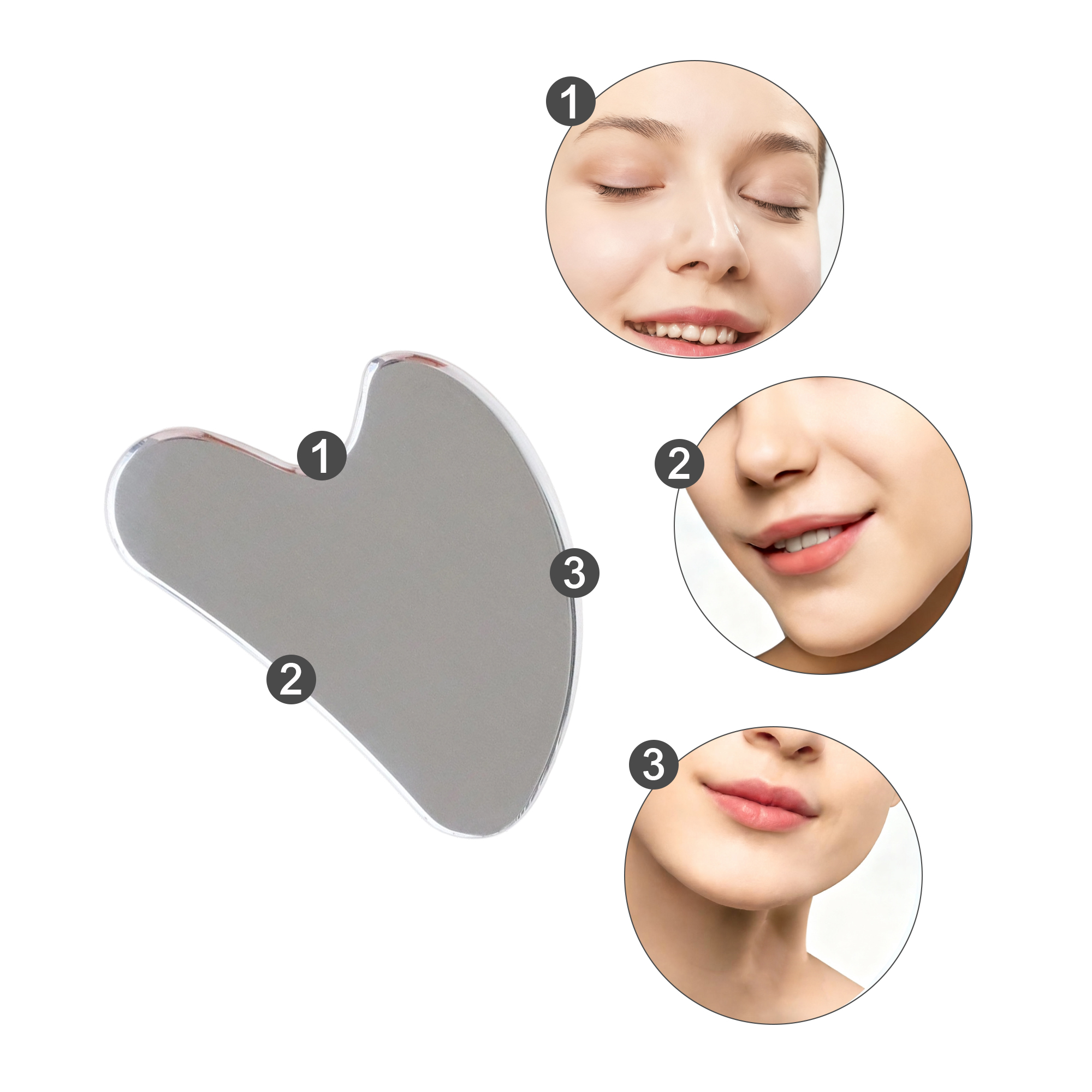 Stainless Steel Gua Sha Massage Tool - Image 7