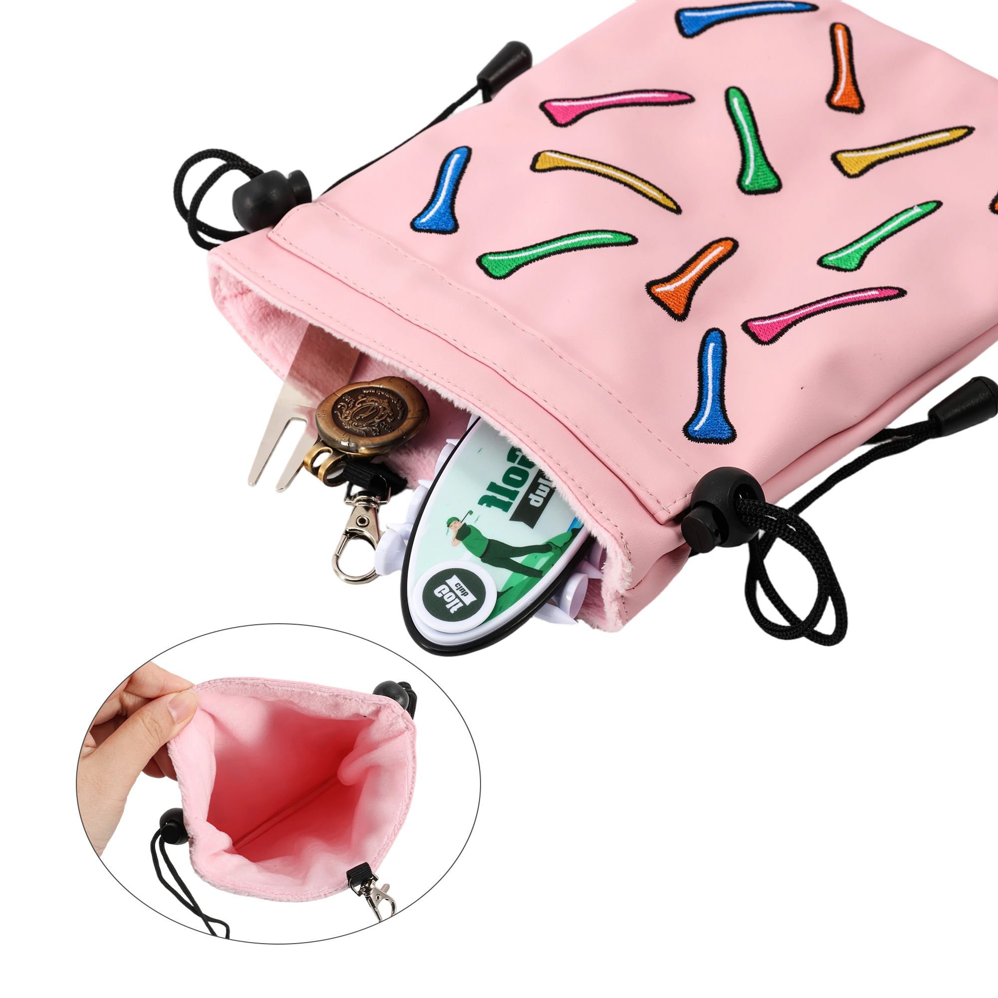 PU Golf Valuables Pouch - Image 8