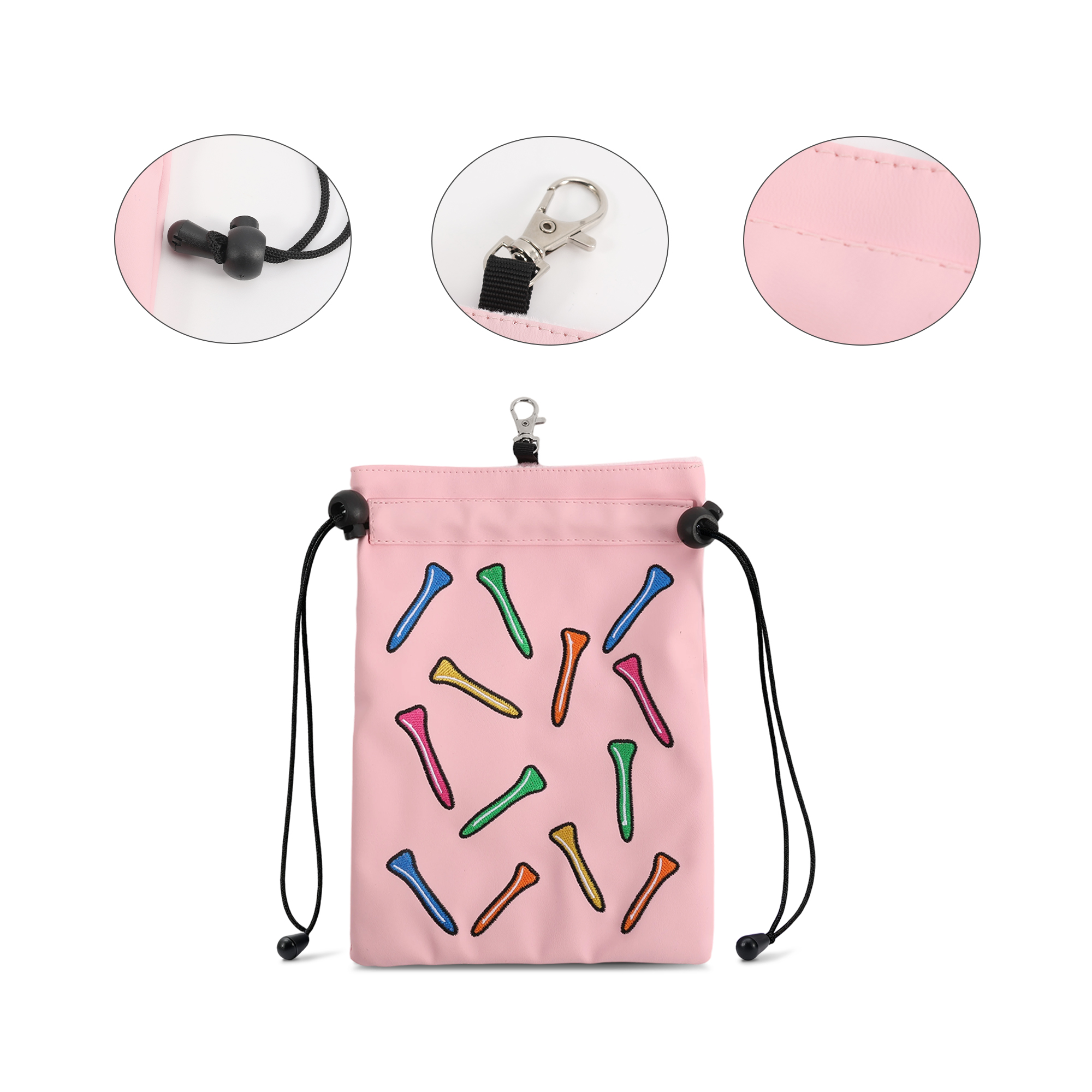 PU Golf Valuables Pouch - Image 9