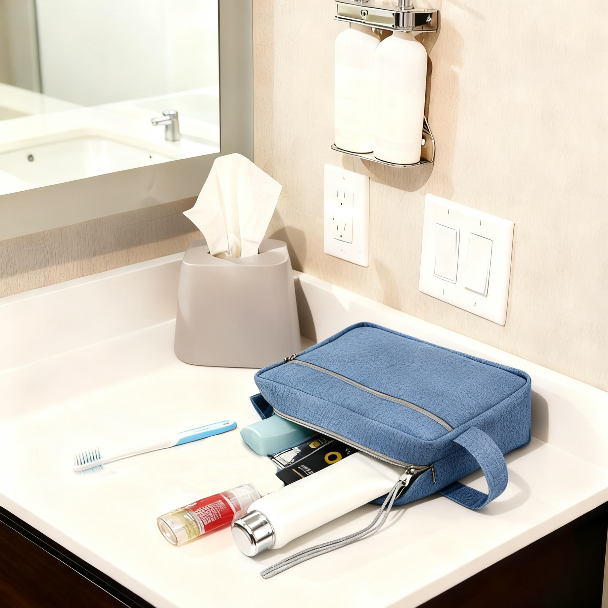 Toiletry Bag With Handle - Image 9