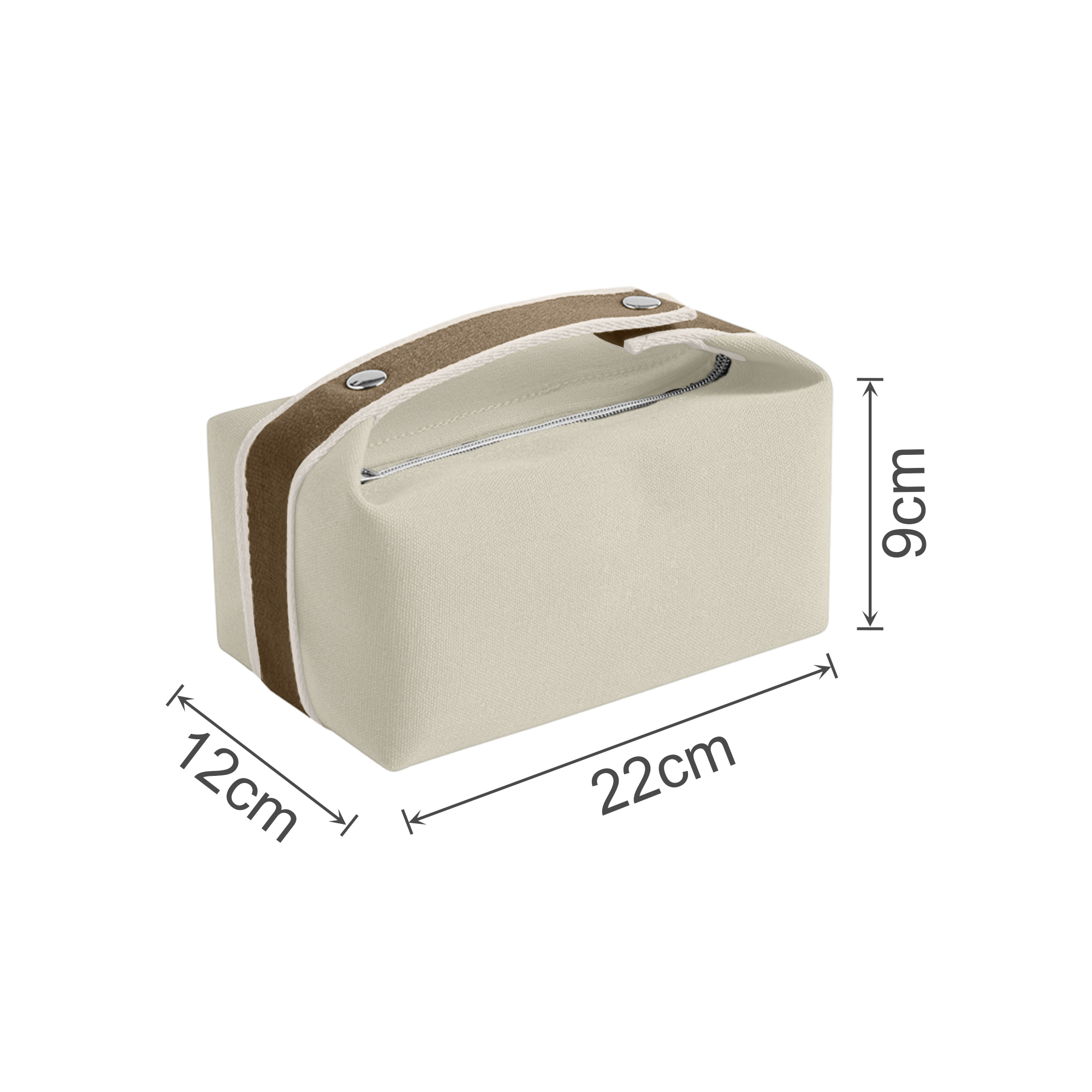 Portable Canvas Cosmetic Bag - Image 6
