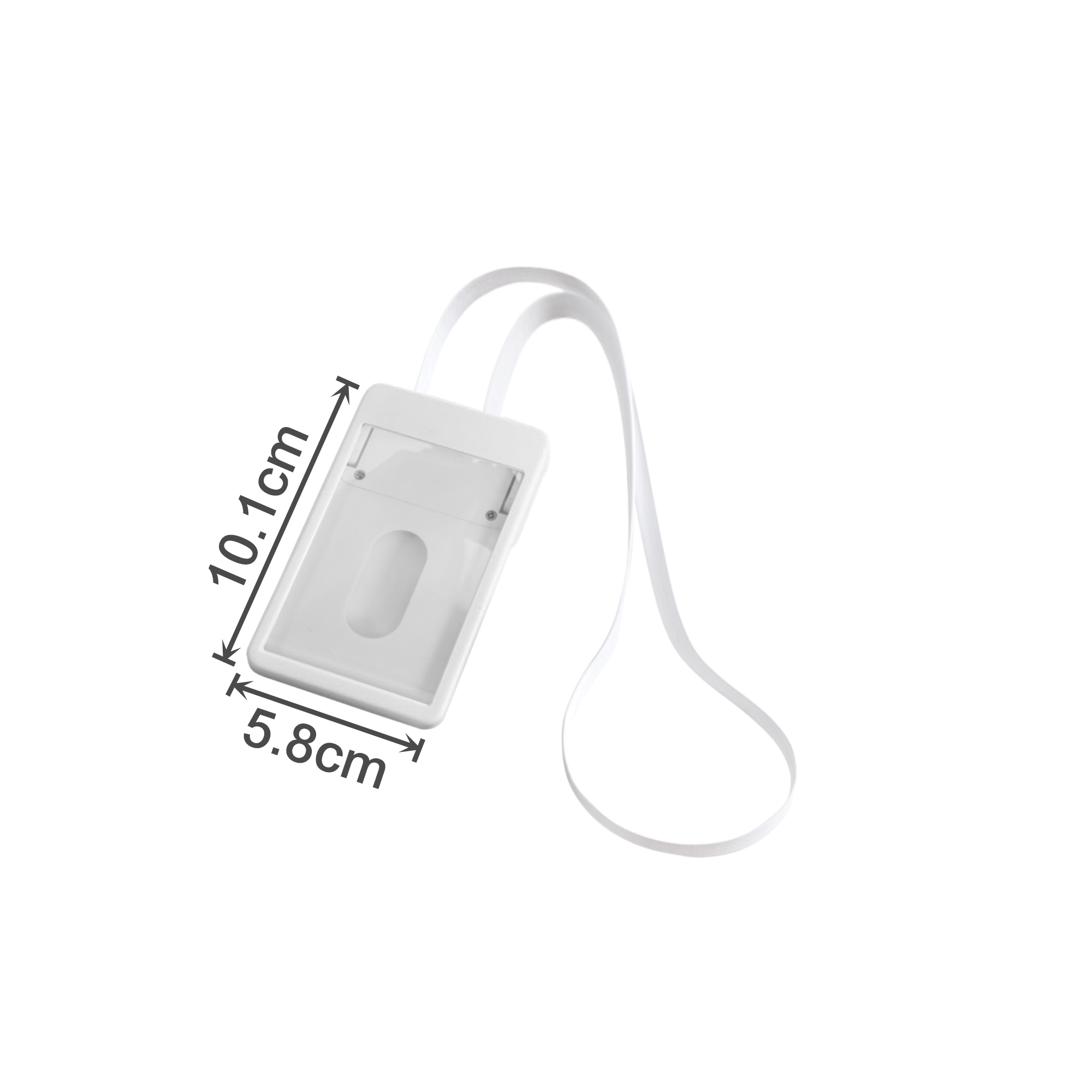 ABS Retractable Card Holder with Lanyard - Image 4