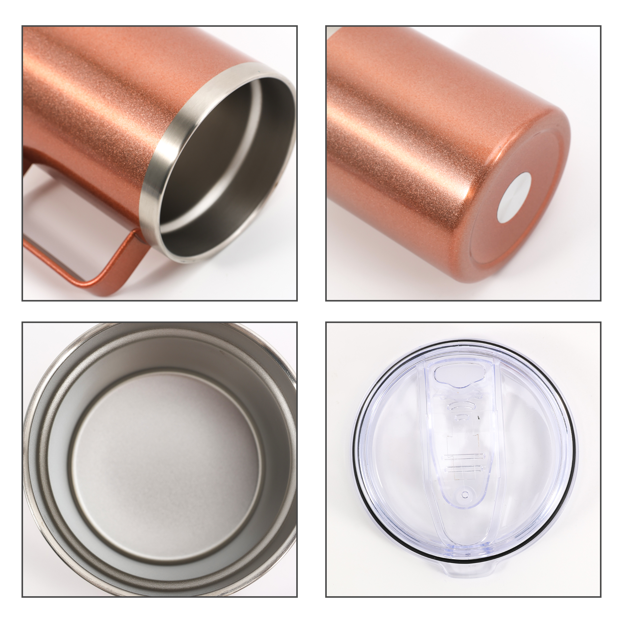 400ML/450ML/500ML/700ML Stainless Steel Cup with Handle - Image 19
