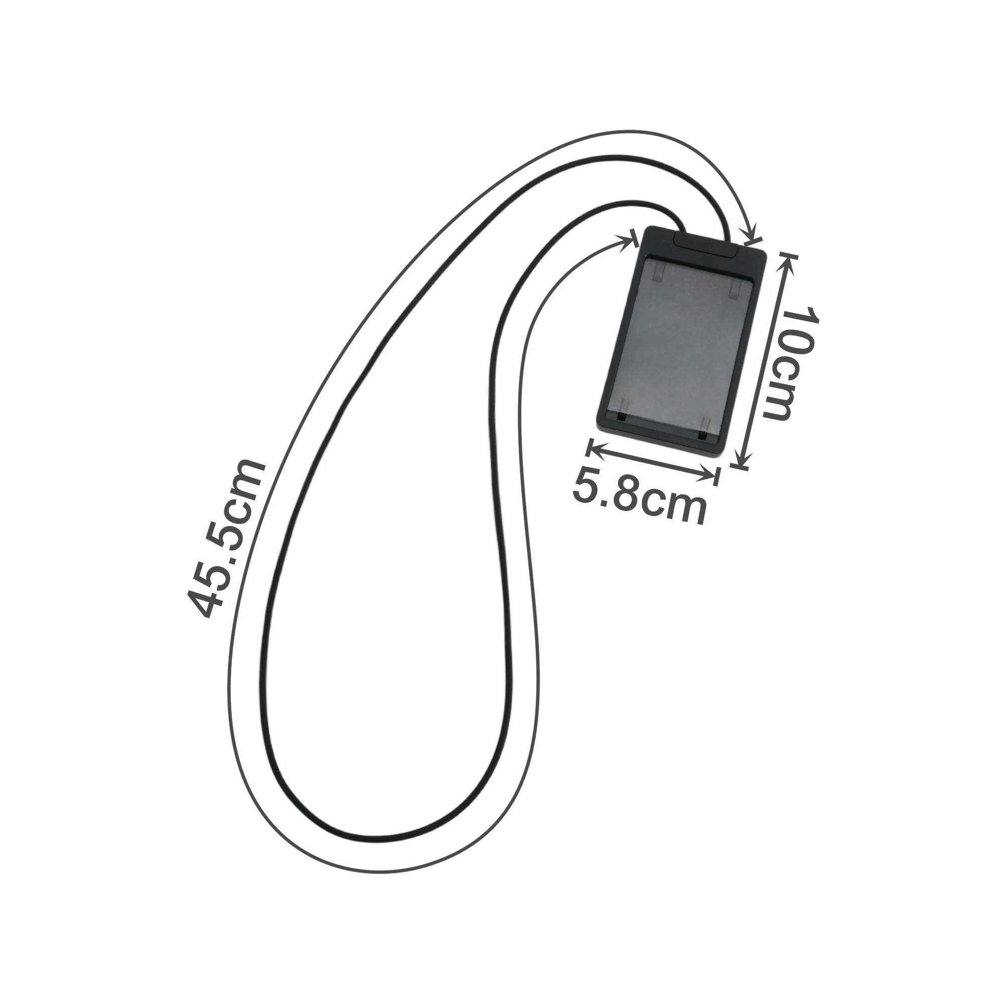 ABS Retractable Card Holder with Silicone Strap - Image 4