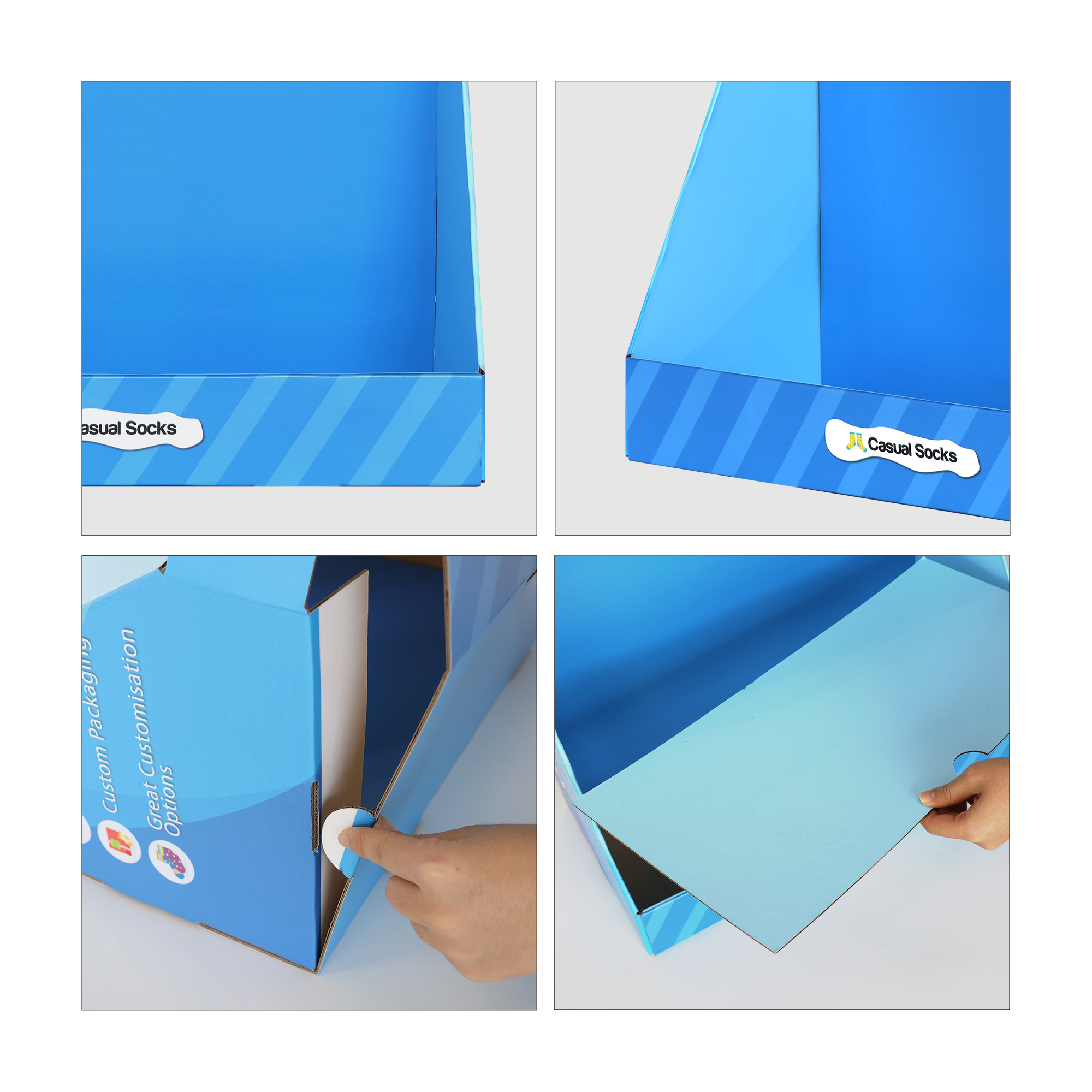 Corrugated Cardboard Counter Hooks Display - Image 7