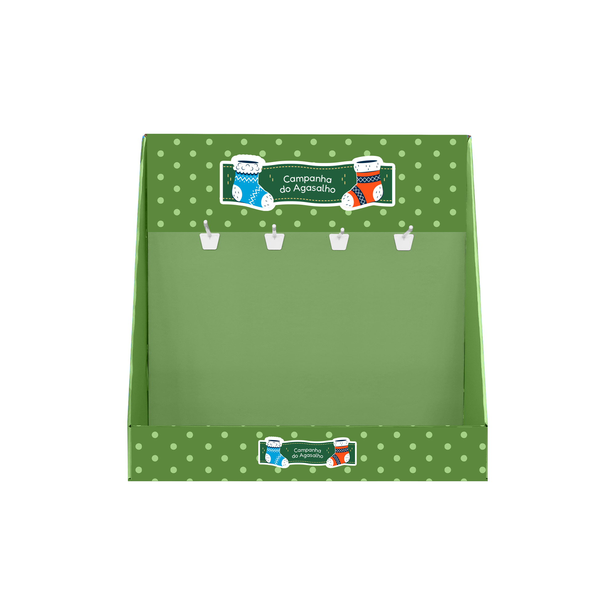 Corrugated Cardboard Counter Hooks Display - Image 4