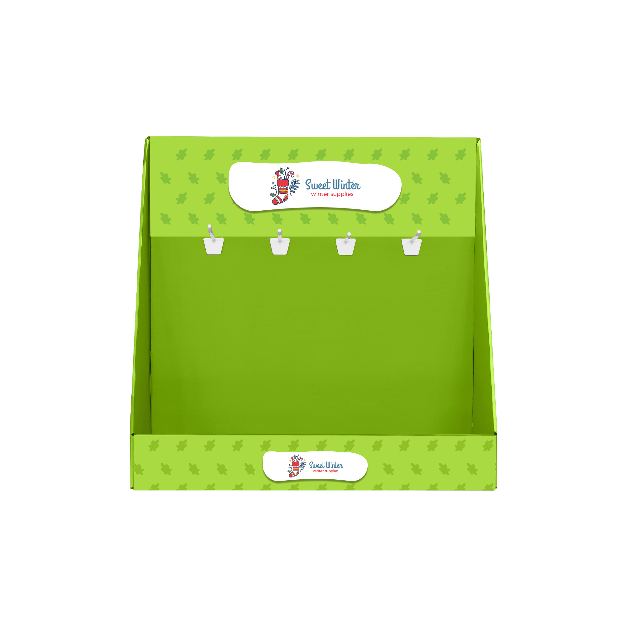 Corrugated Cardboard Counter Hooks Display - Image 3