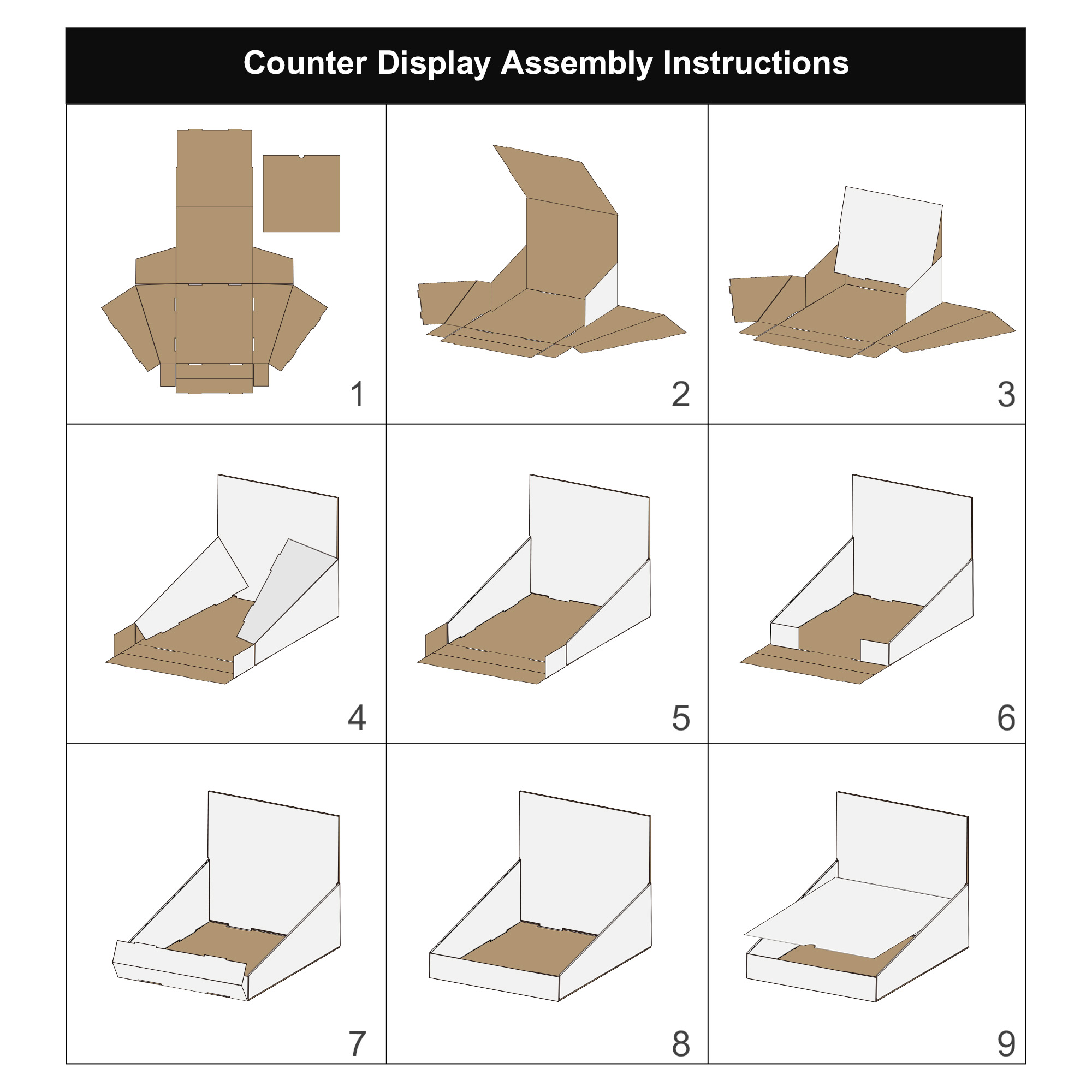 Corrugated Cardboard Counter Display - Image 9