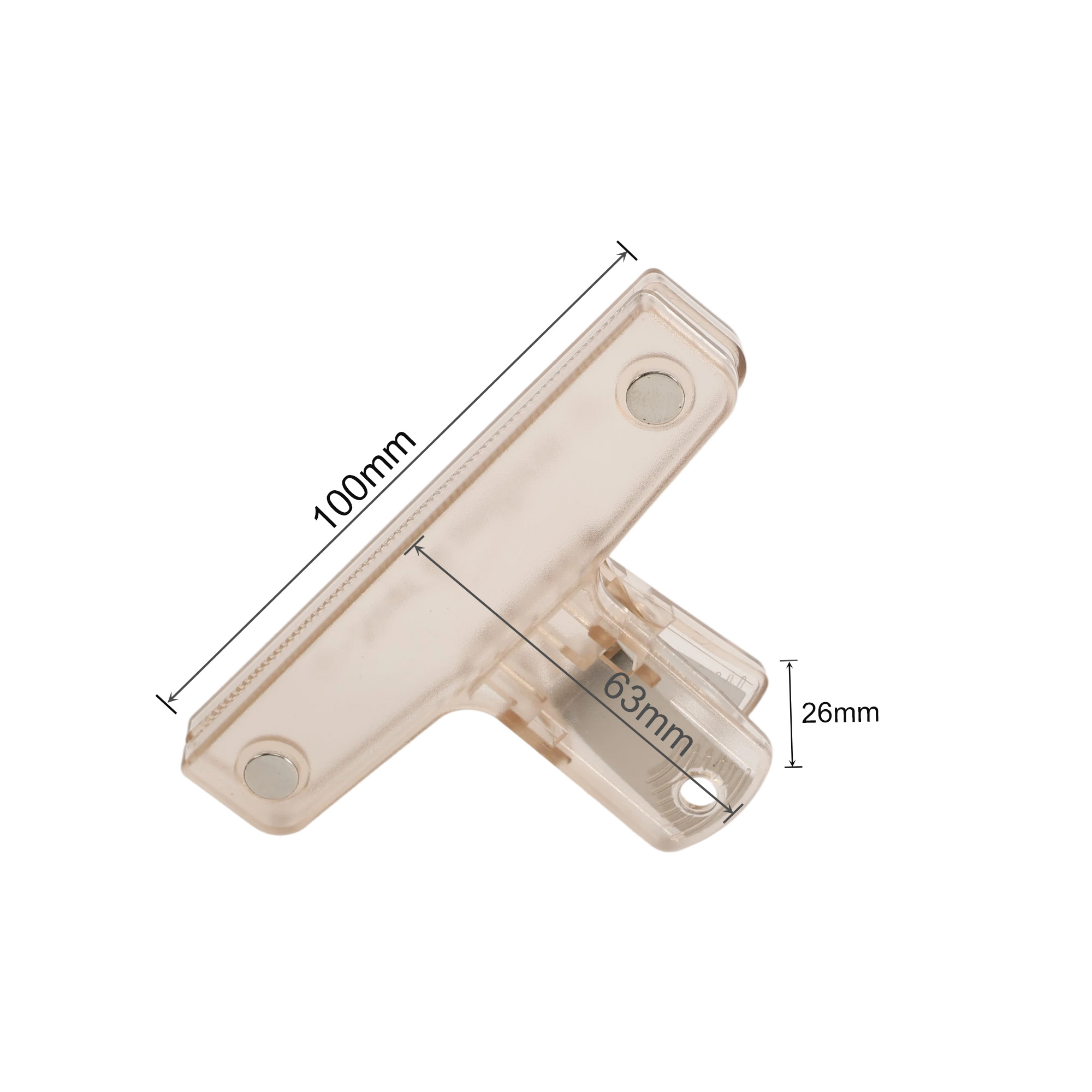 Translucent Plastic Magnetic Clips - Image 9