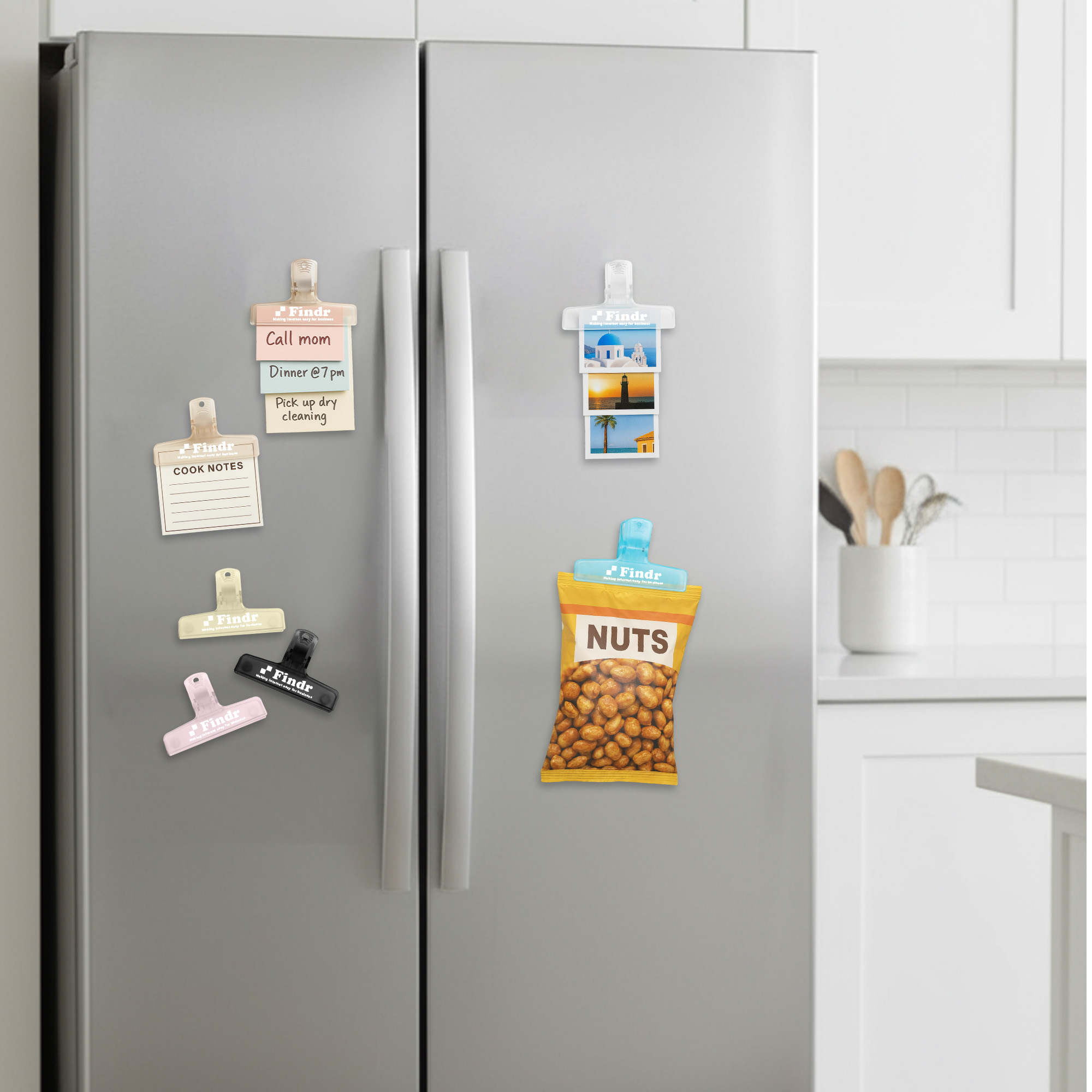 Translucent Plastic Magnetic Clips - Image 12